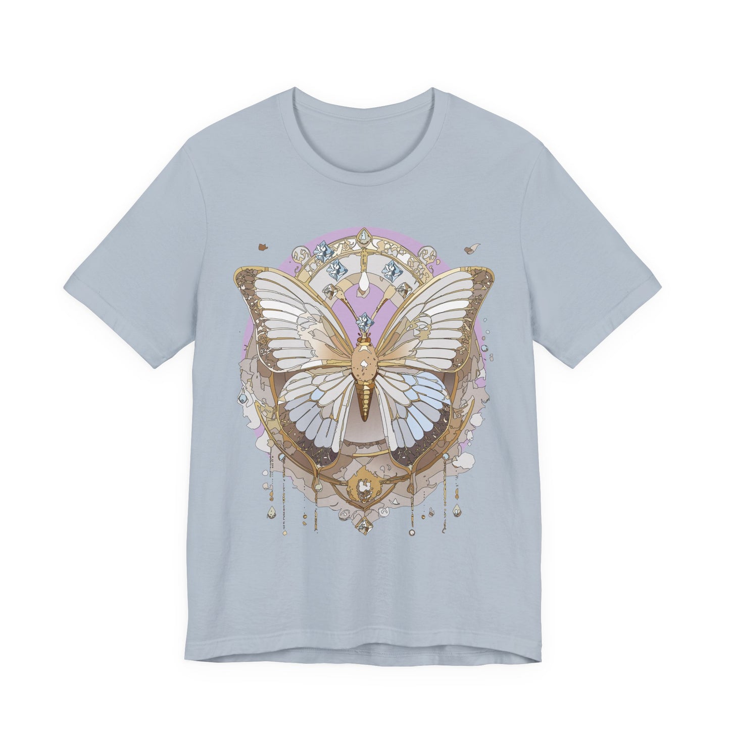 Butterfly Shirt, Shirt with Butterfly, Tee Shirt with Antique Butterfly