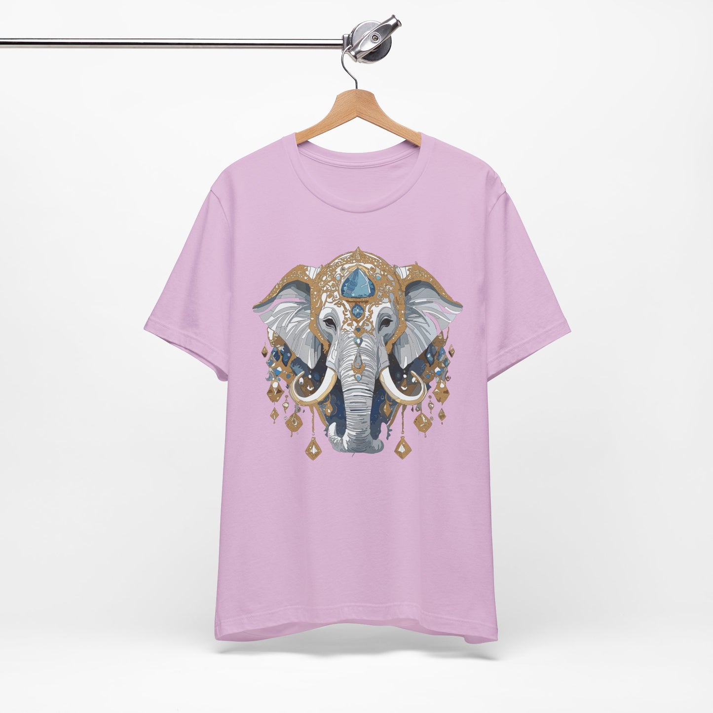 Animal Shirt, Shirt with Animal, Tee Shirt with Gold Animal Medal, Shirt with Antique Animal Medallion
