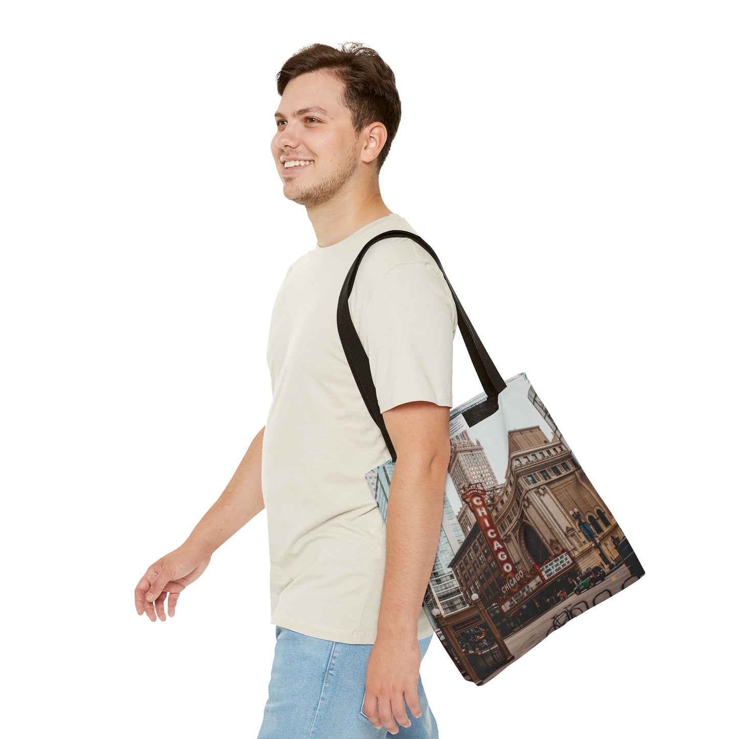 Canvas Bag with City Prints