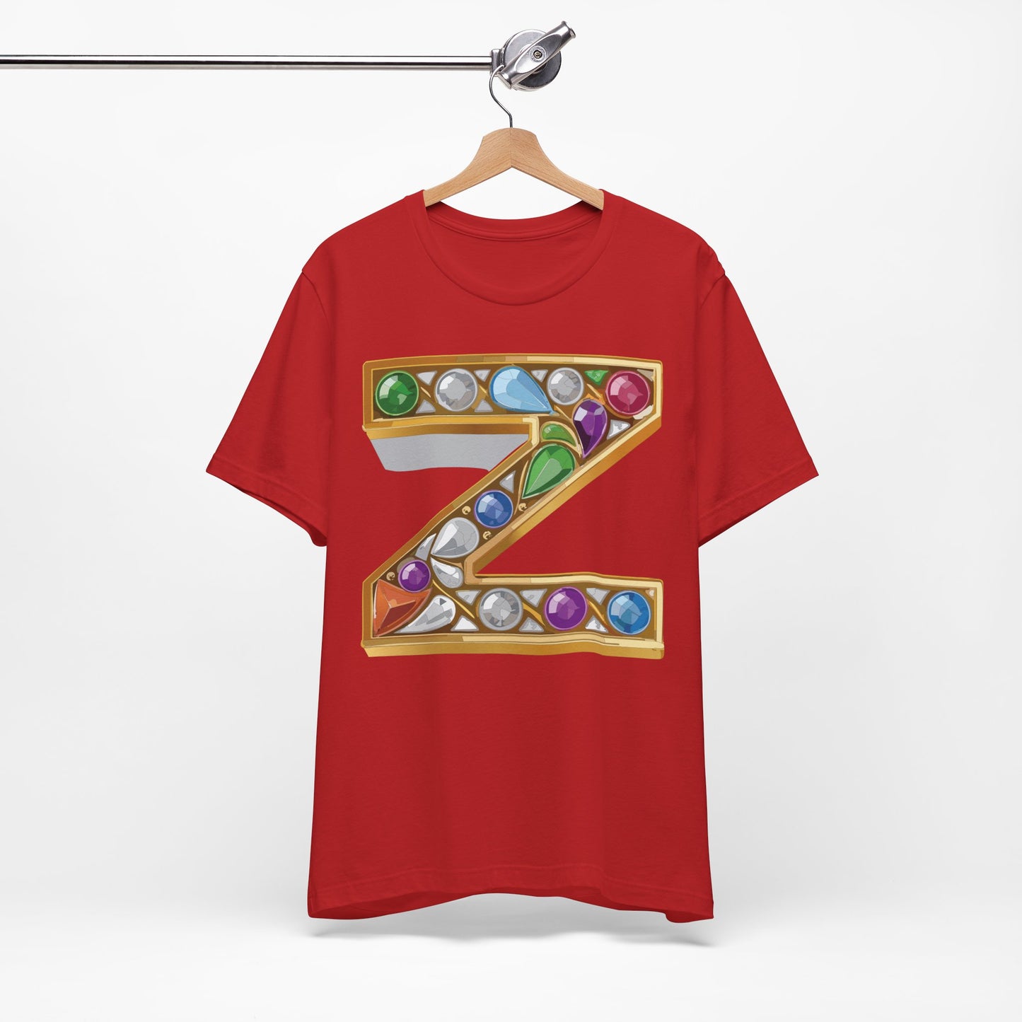 Letter Shirt, Shirt with Letters, Tee Shirt with Gold Letter, Shirt with Antique Letters