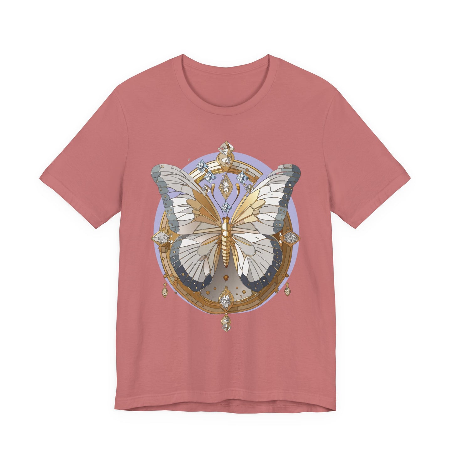 Butterfly Shirt, Shirt with Butterfly, Tee Shirt with Antique Butterfly