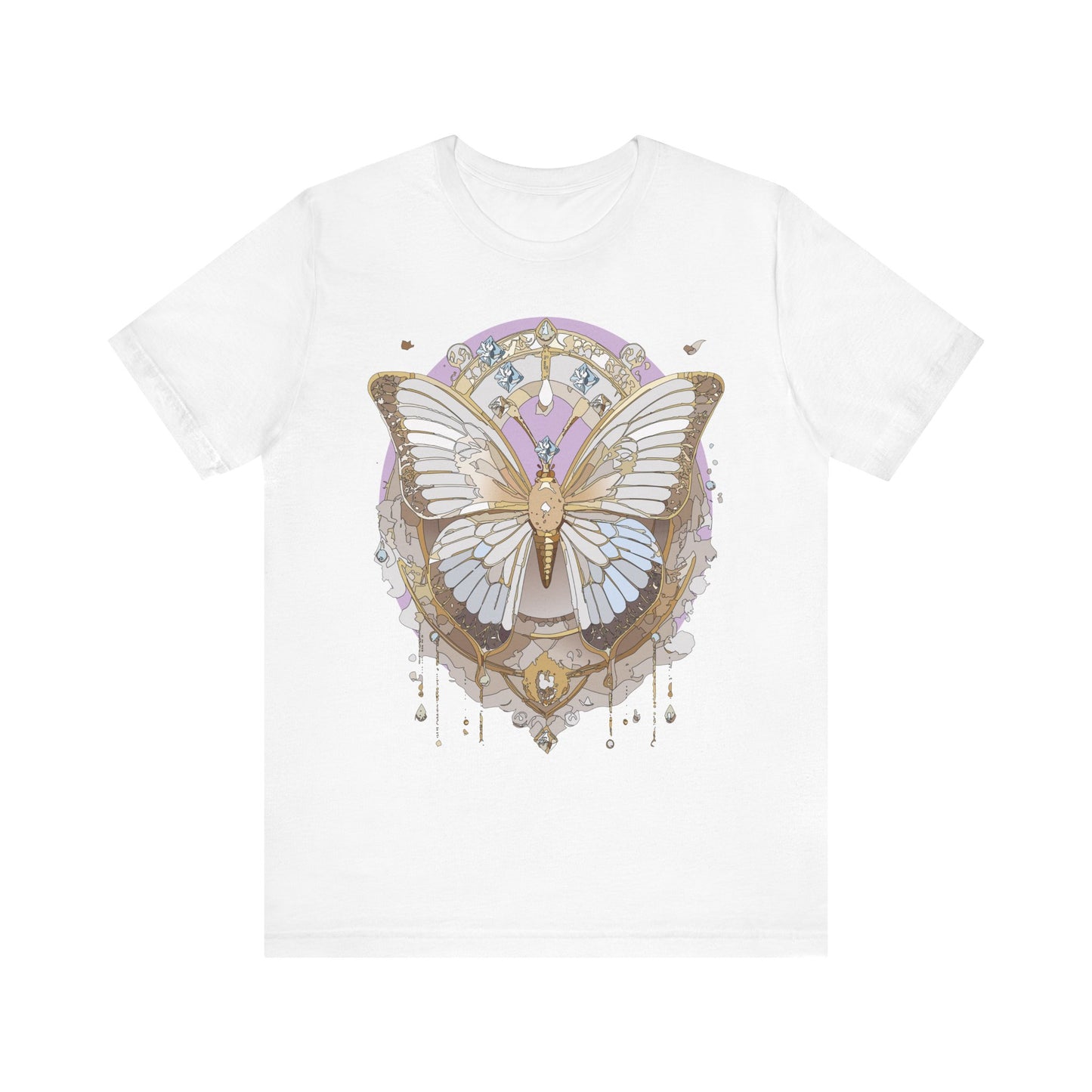 Butterfly Shirt, Shirt with Butterfly, Tee Shirt with Antique Butterfly