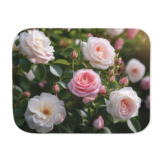 Floral Sherpa Blanket