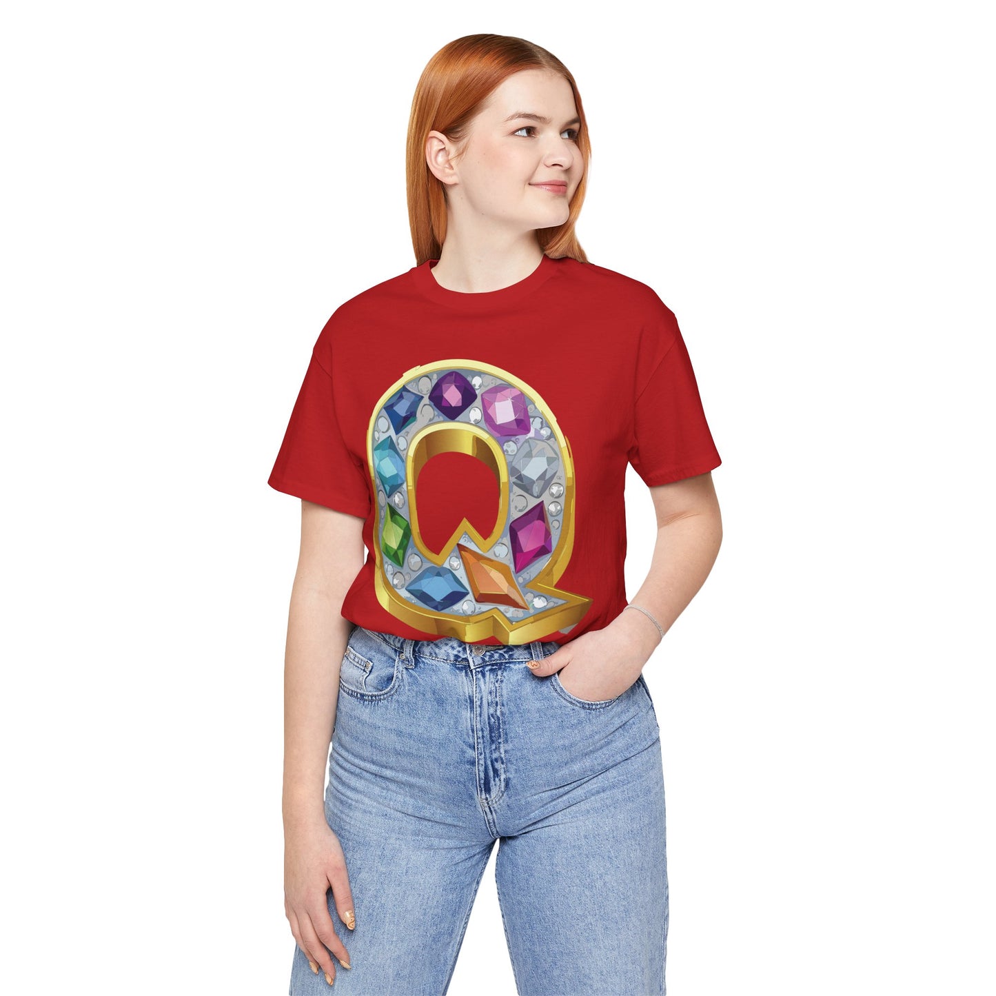 Letter Shirt, Shirt with Letters, Tee Shirt with Gold Letter, Shirt with Antique Letters