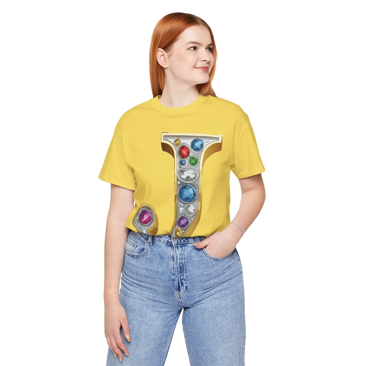 Letter Shirt, Shirt with Letters, Tee Shirt with Gold Letter, Shirt with Antique Letters