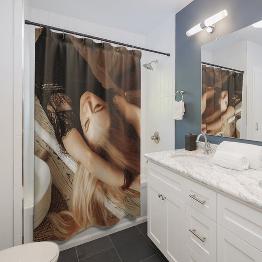Woman Shower Curtain