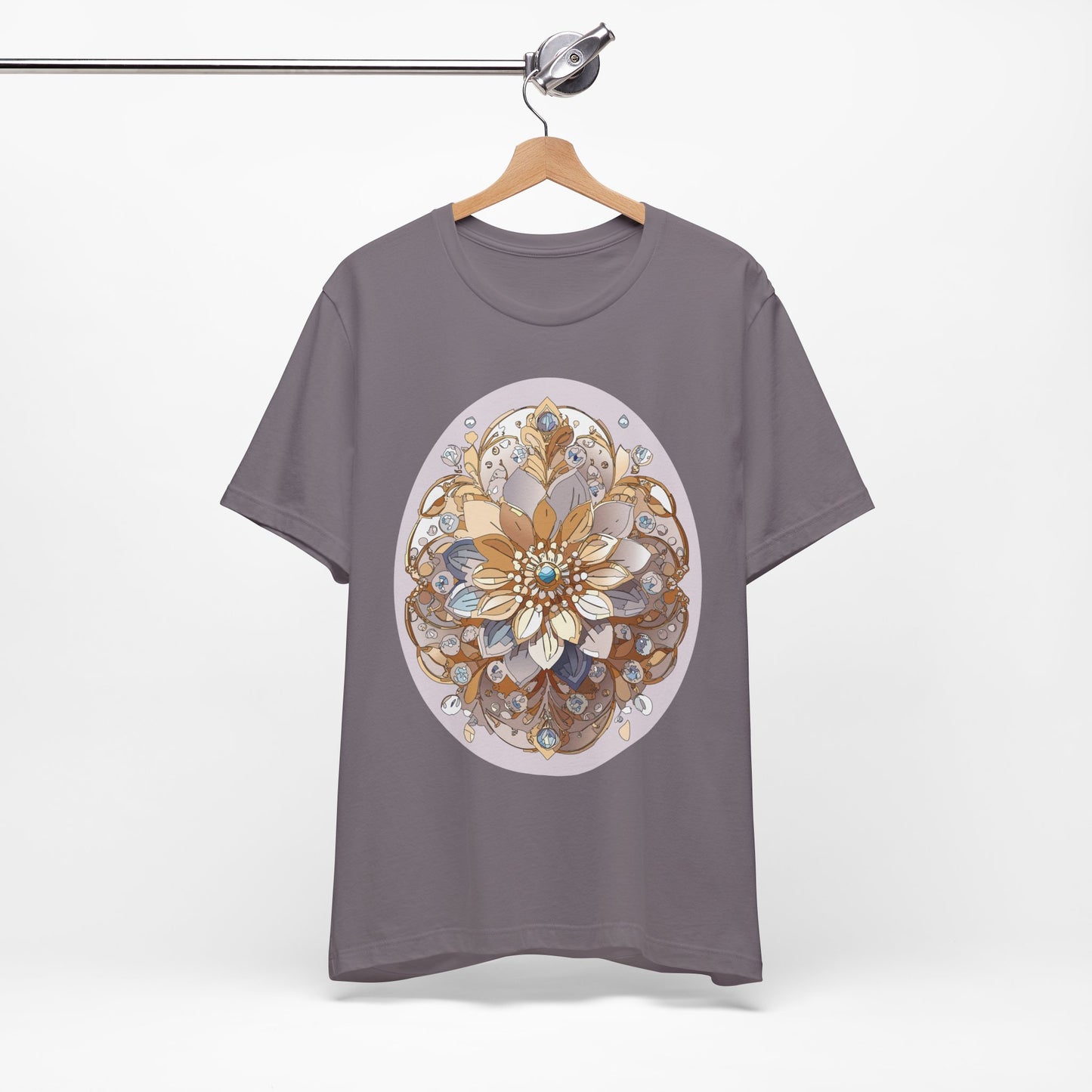 Floral Shirt, Flower Shirt, Tee Shirt with Antique Flower