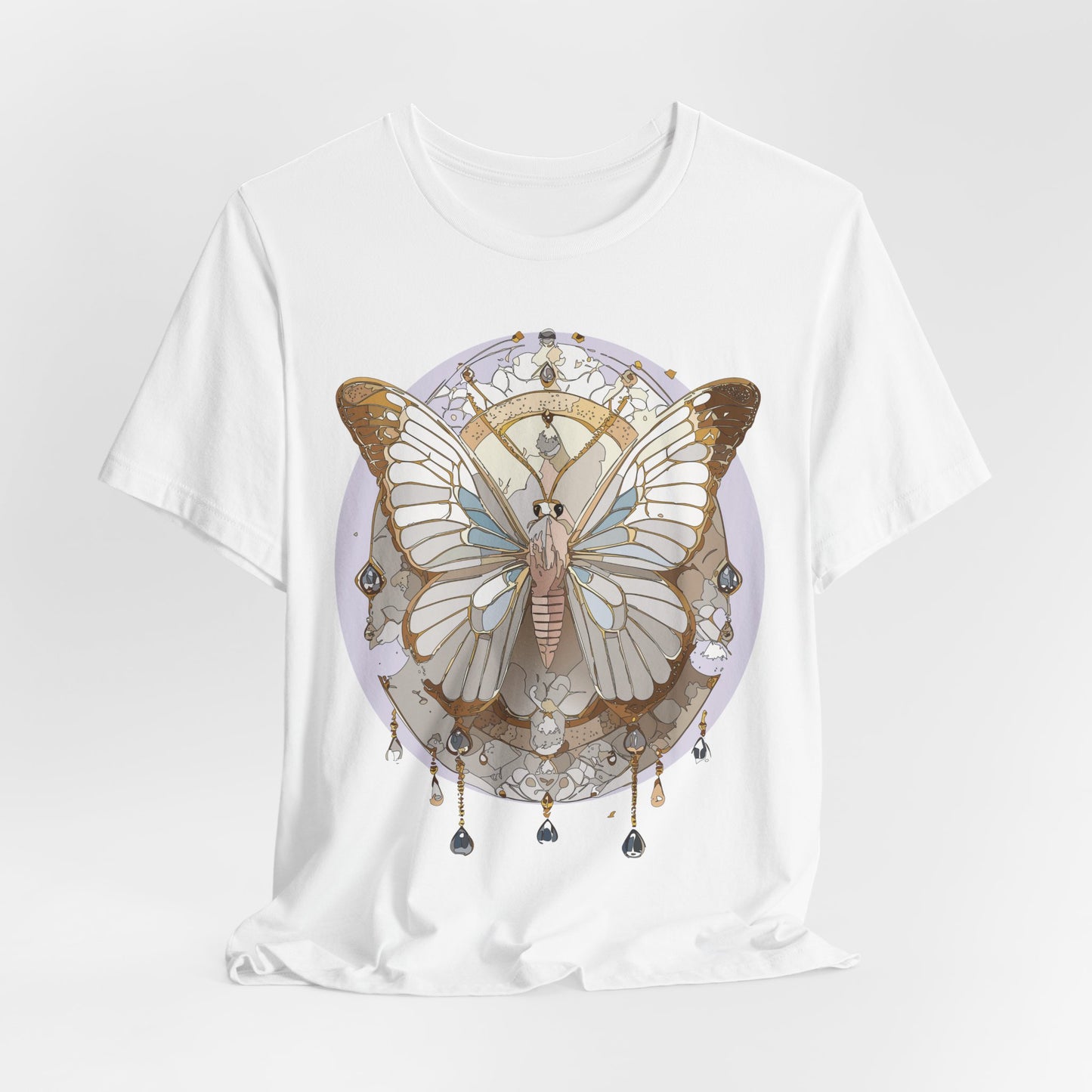 Butterfly Shirt, Shirt with Butterfly, Tee Shirt with Antique Butterfly