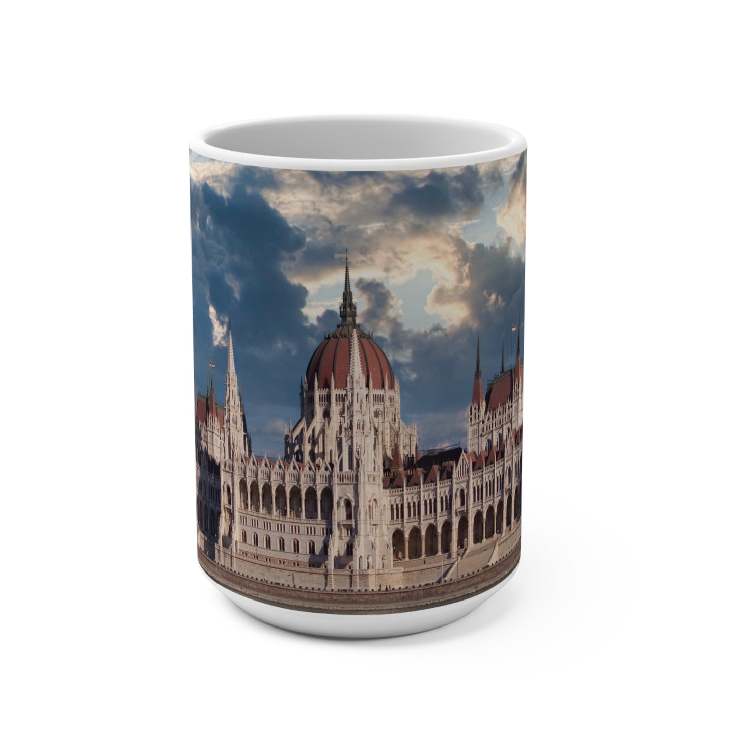 Coffee & Tea Mug with City prints, 15oz