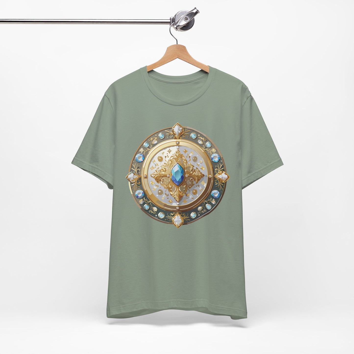 Medallion Shirt, Shirt with Medallion, Tee Shirt with Medal
