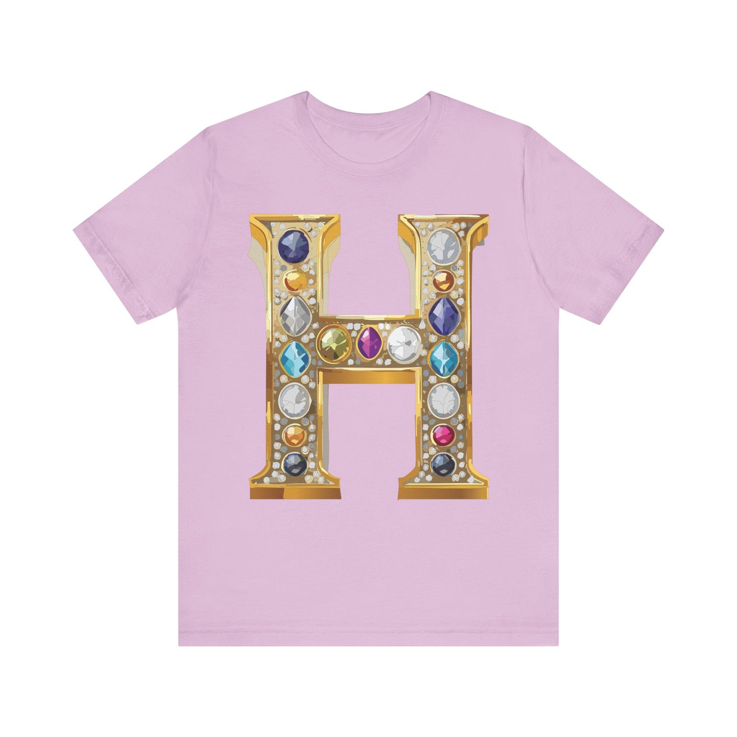 Letter Shirt, Shirt with Letters, Tee Shirt with Gold Letter, Shirt with Antique Letters