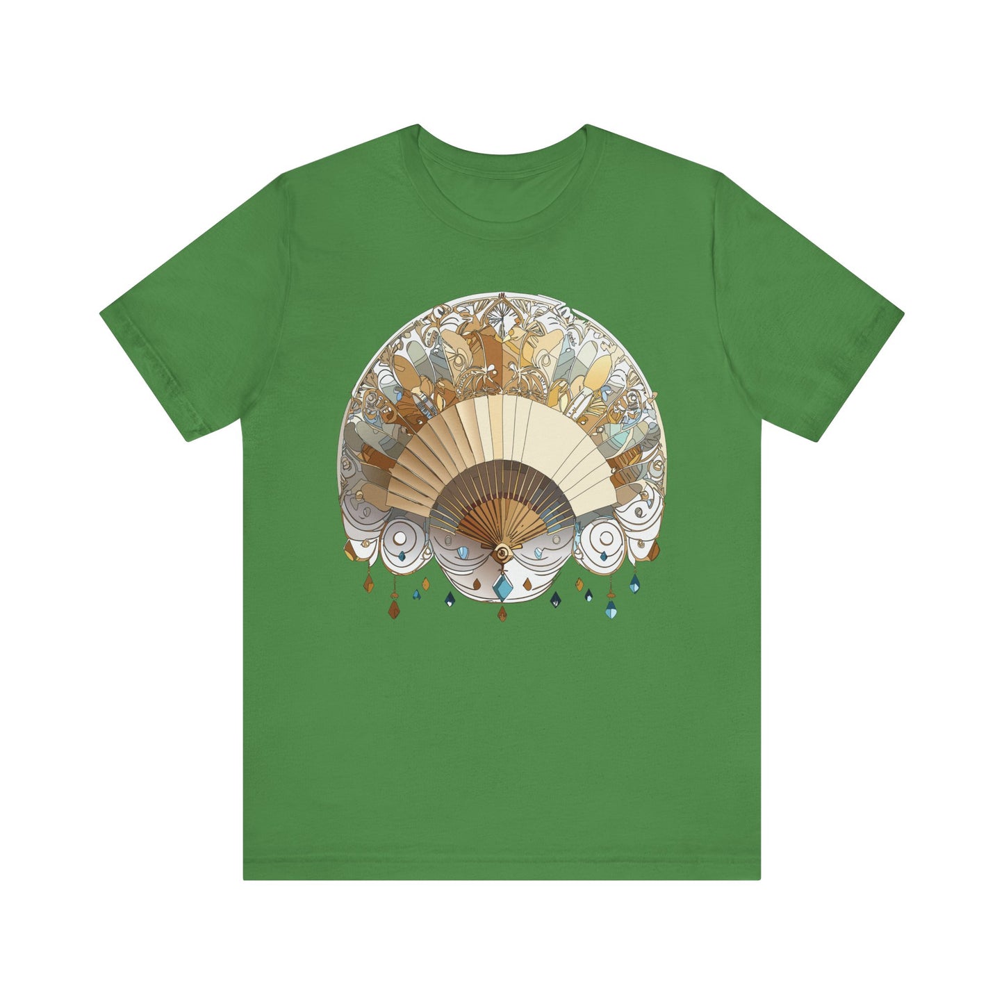 Fan shirt, Shirt with Fan, Tee Shirt with Gold Blower