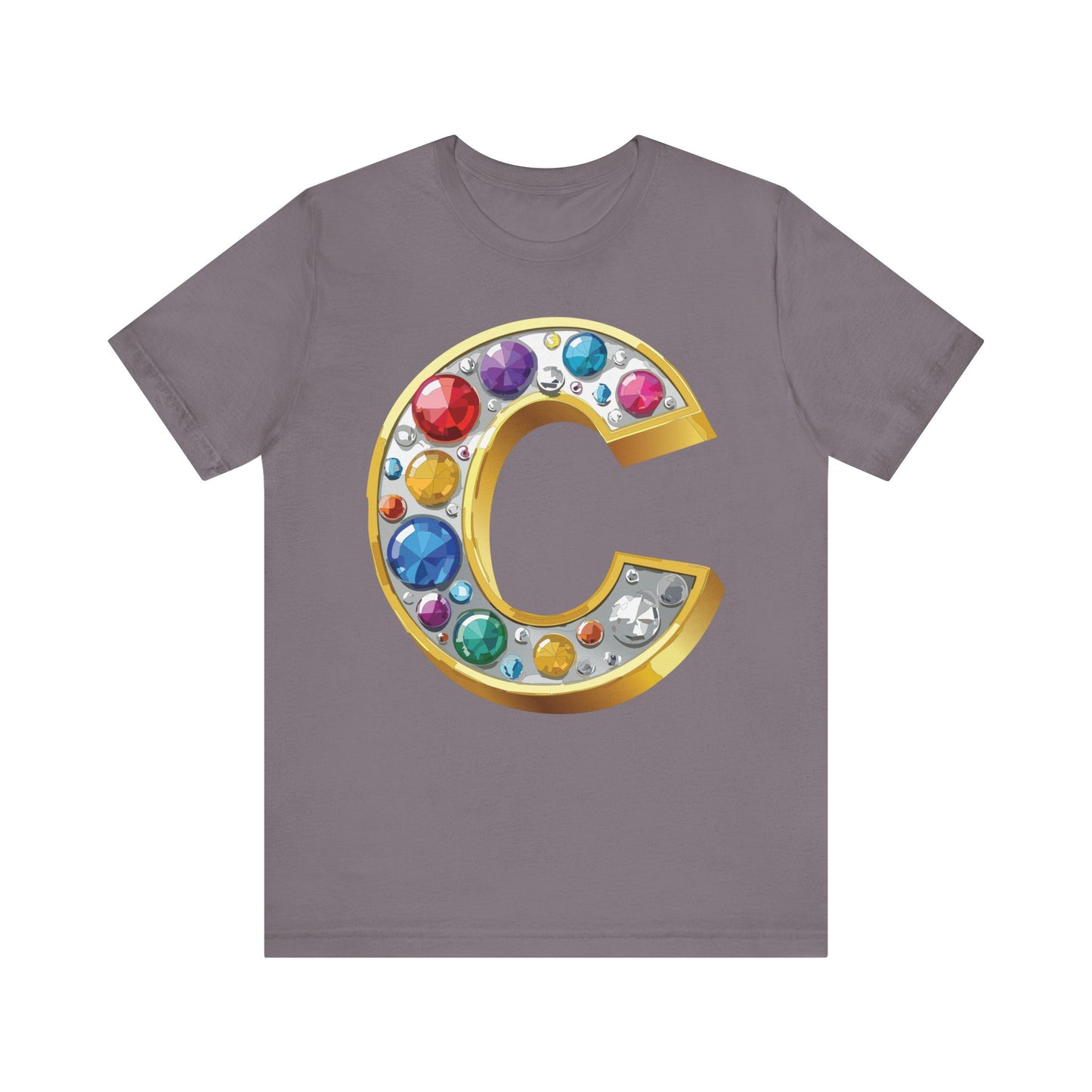Letter Shirt, Shirt with Letters, Tee Shirt with Gold Letter, Shirt with Antique Letters