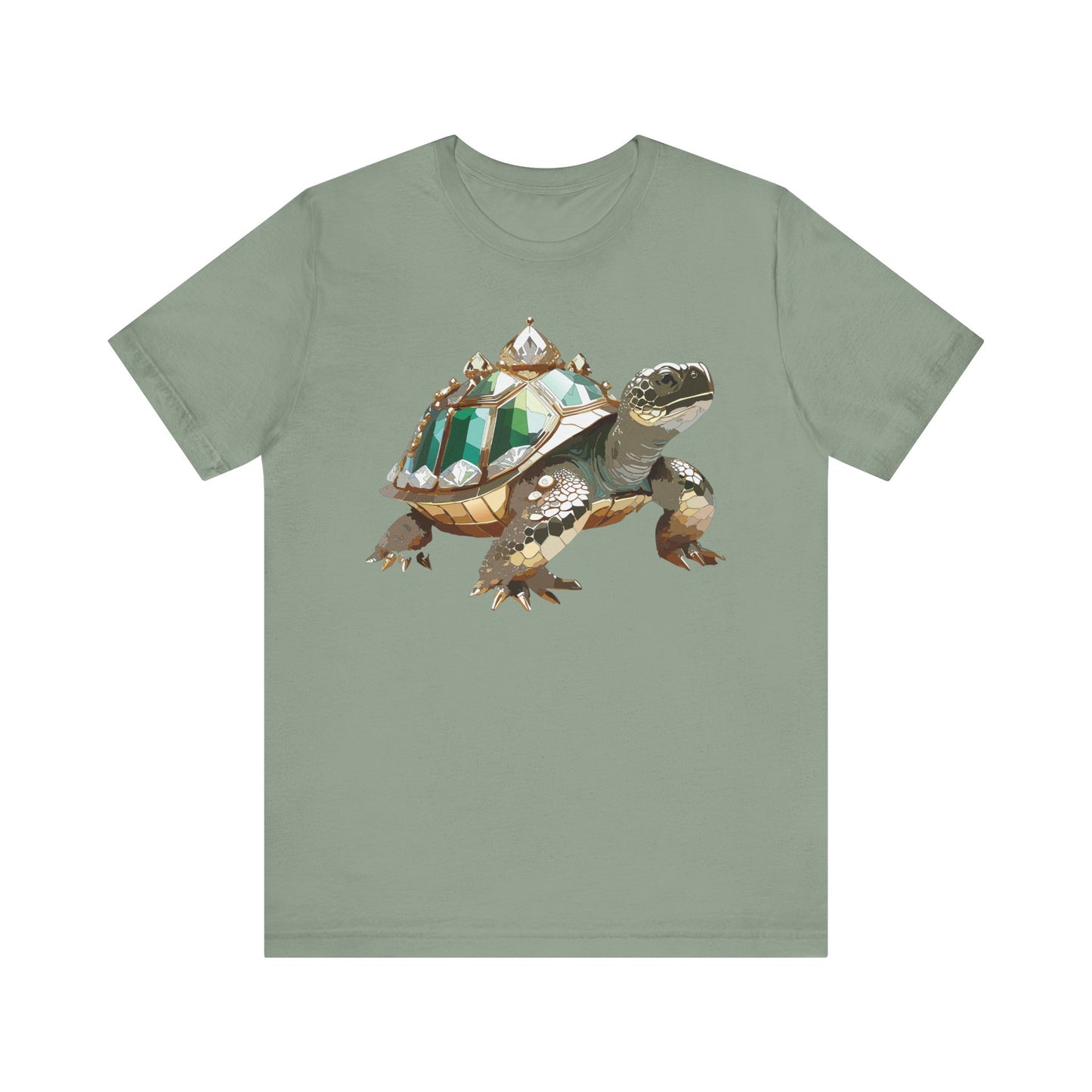 Animal Shirt, Shirt with Animal, Tee Shirt with Gold Animal Medal, Shirt with Antique Animal Medallion