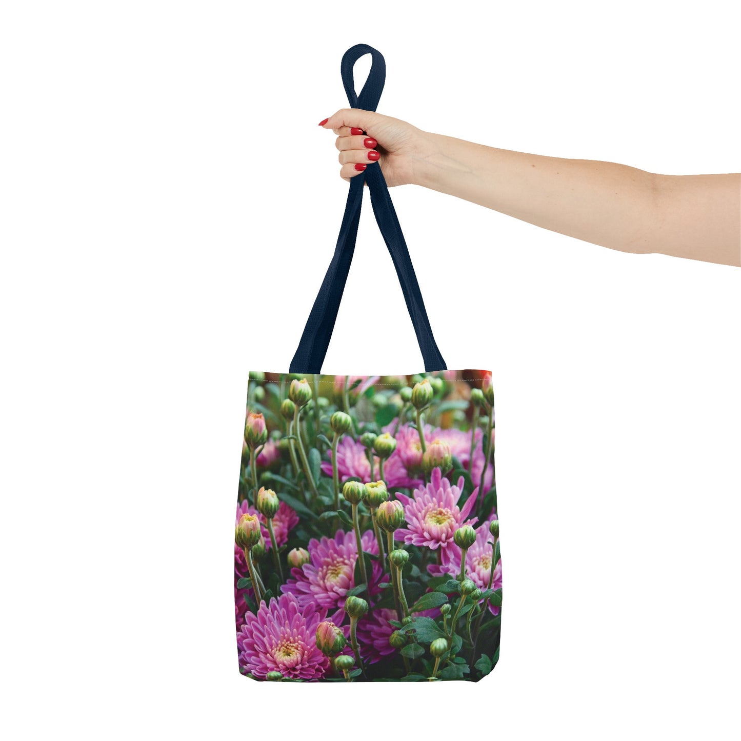 Canvas Bag with Floral Prints