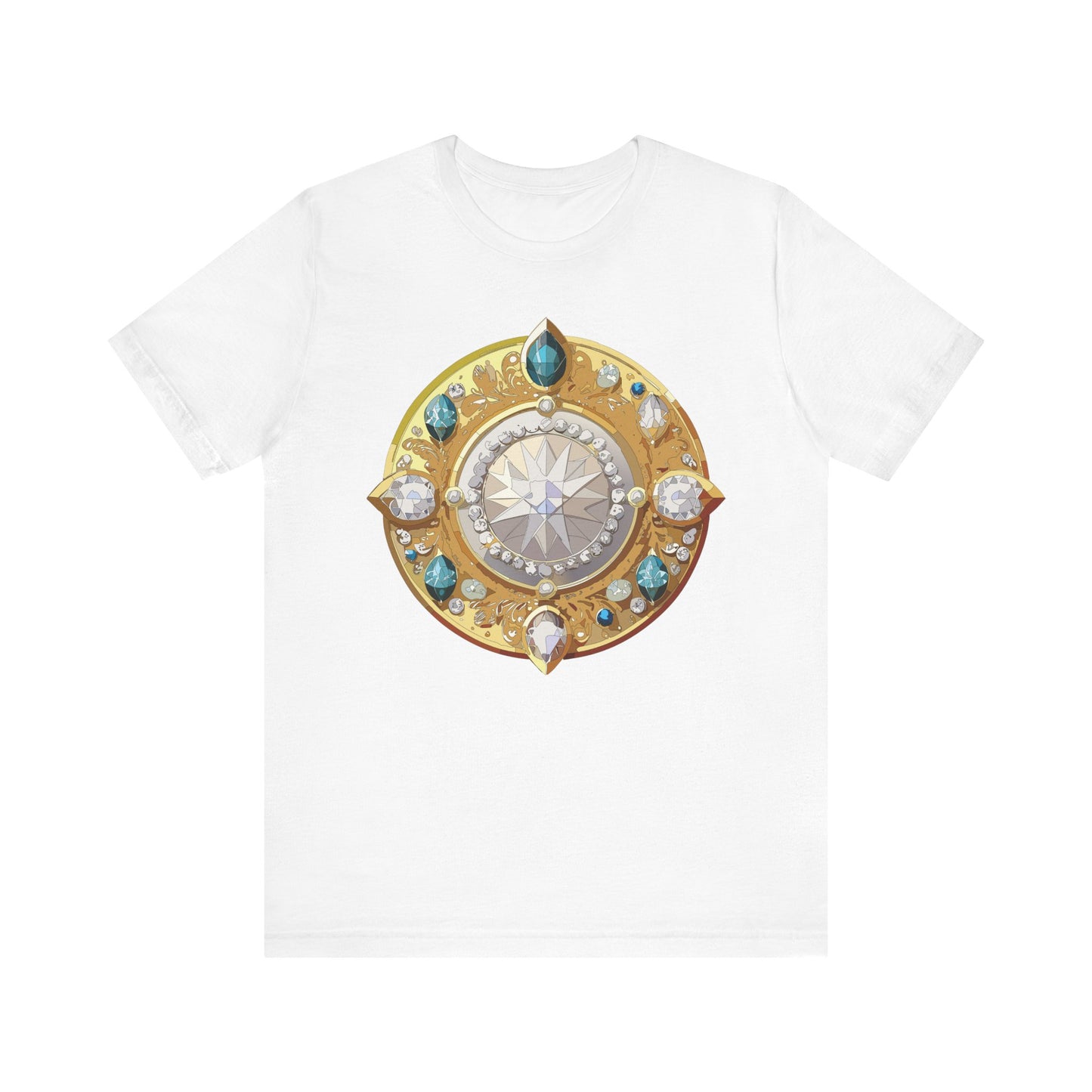 Medallion Shirt, Shirt with Medallion, Tee Shirt with Medal