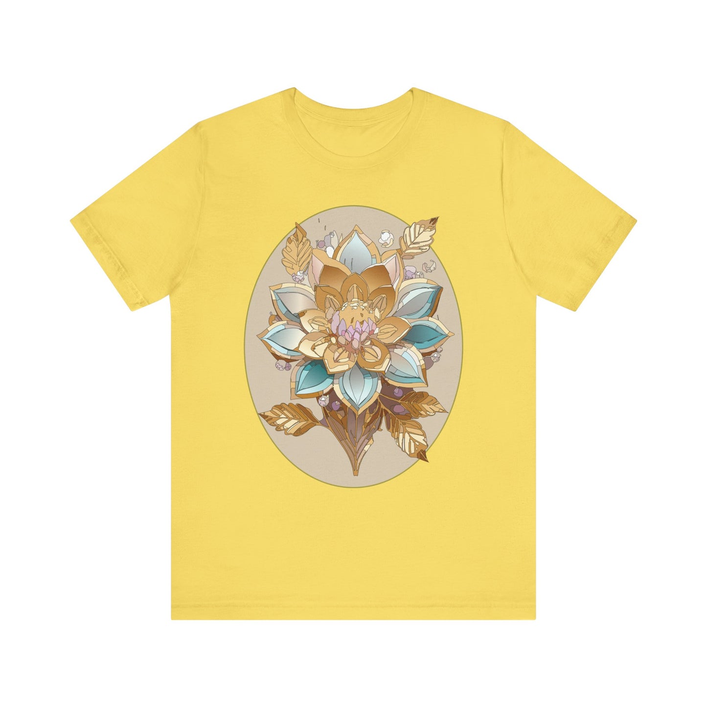 Floral Shirt, Flower Shirt, Tee Shirt with Antique Flower