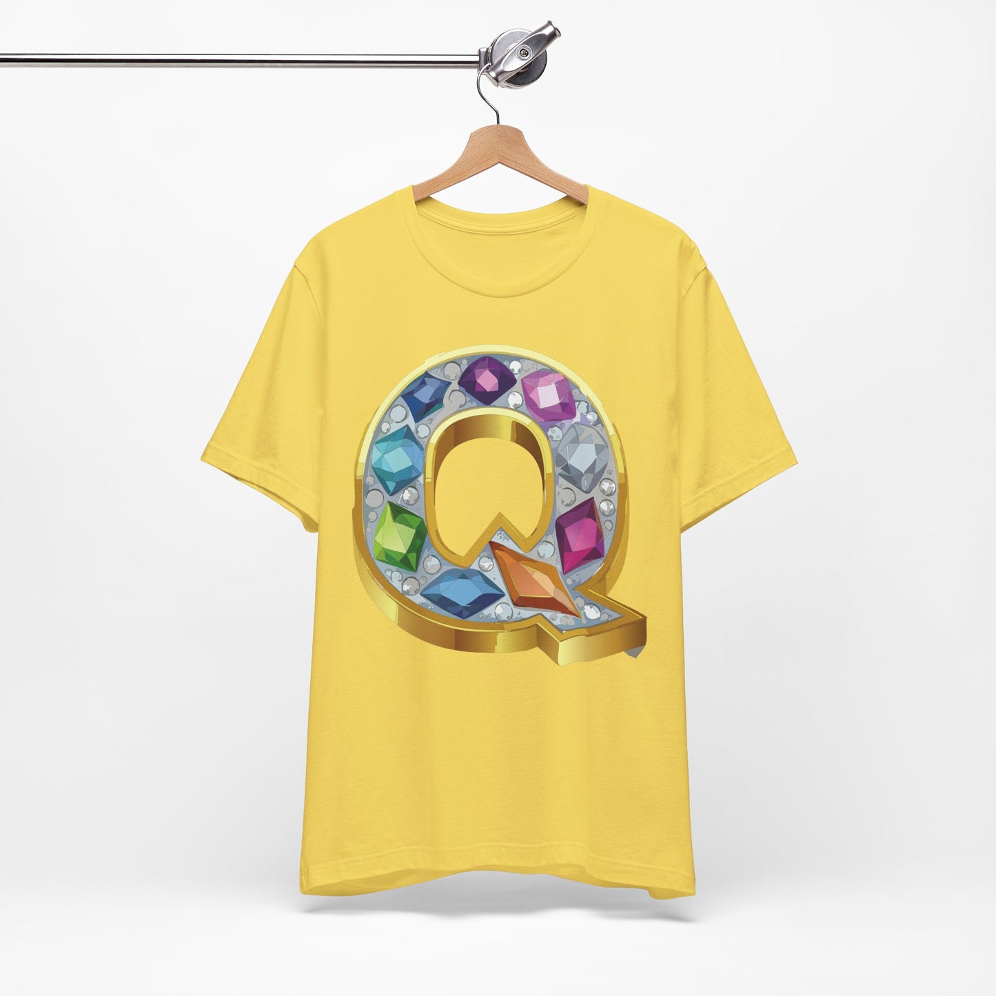 Letter Shirt, Shirt with Letters, Tee Shirt with Gold Letter, Shirt with Antique Letters