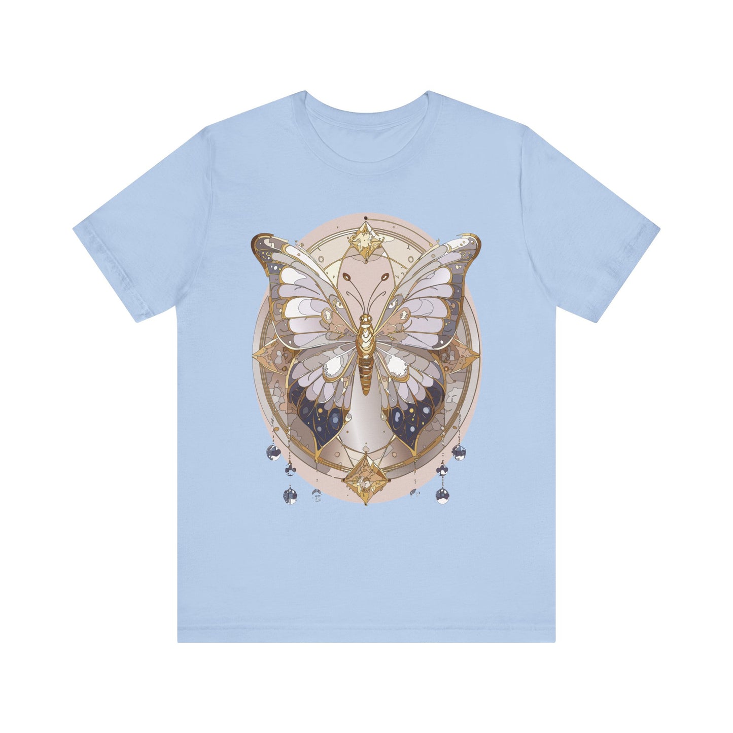 Butterfly Shirt, Shirt with Butterfly, Tee Shirt with Antique Butterfly