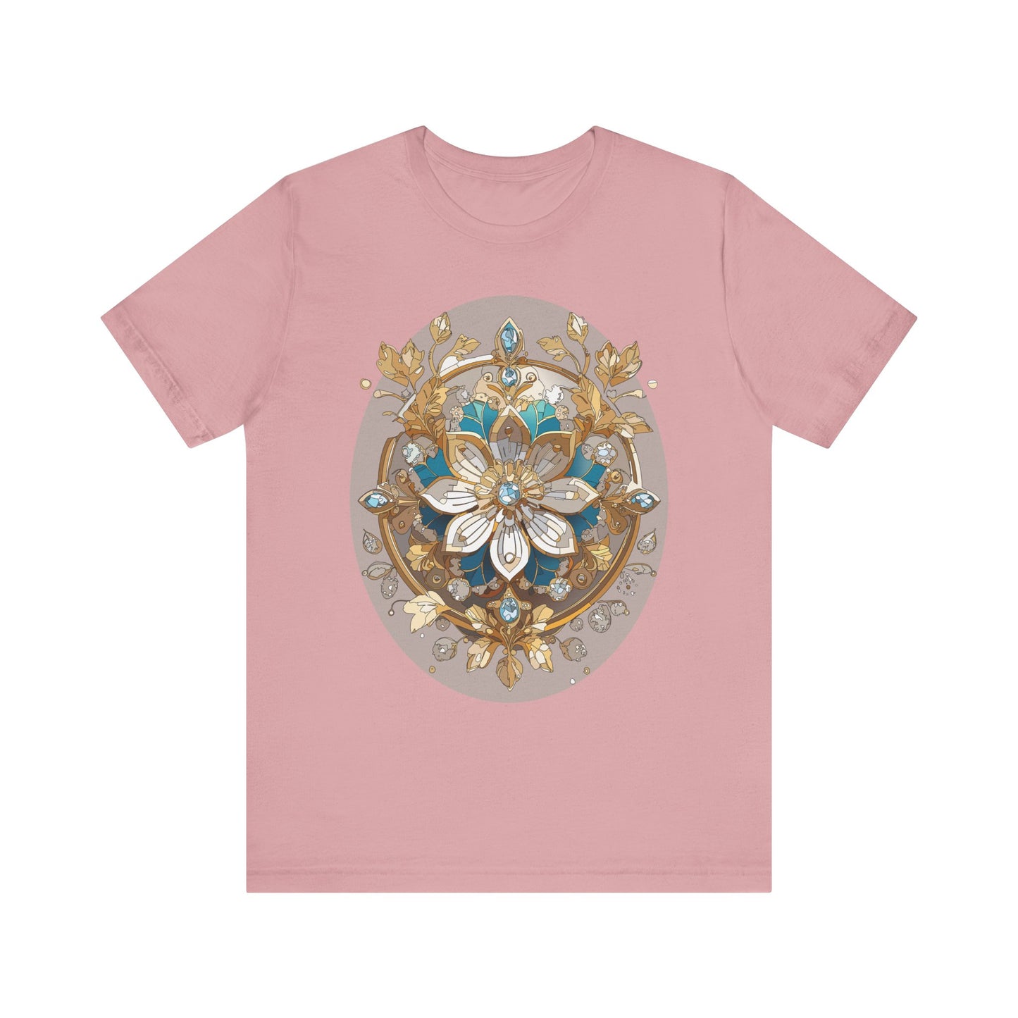 Floral Shirt, Flower Shirt, Tee Shirt with Antique Flower