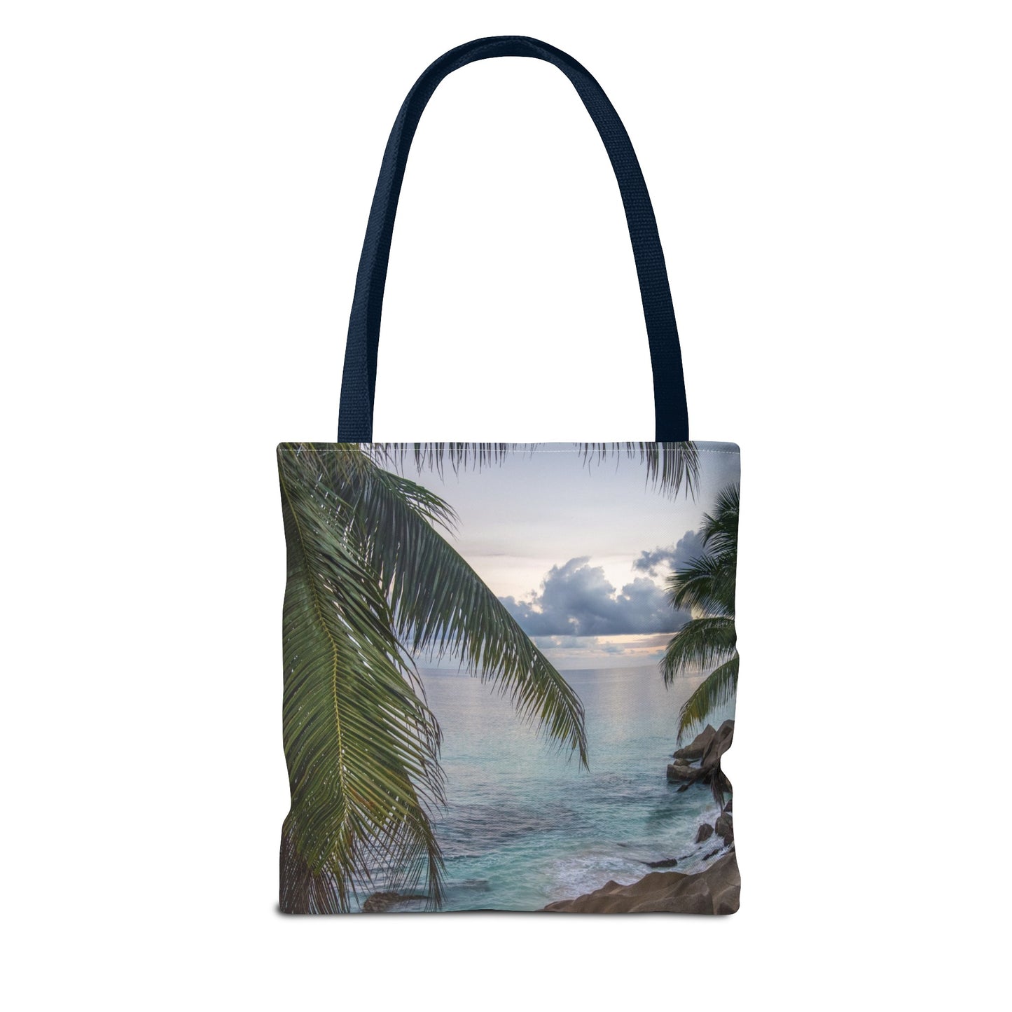 Canvas Bag with Beach Prints