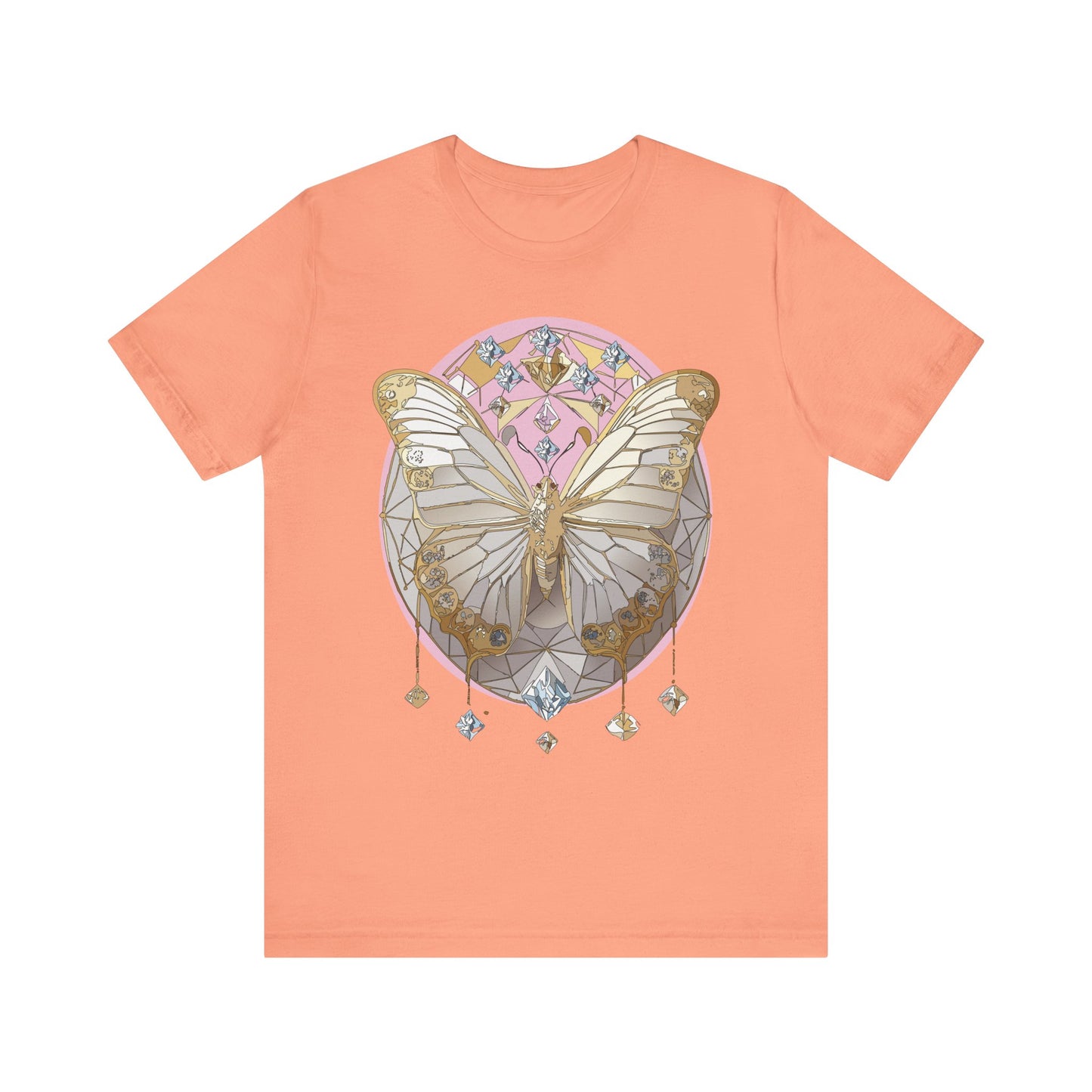 Butterfly Shirt, Shirt with Butterfly, Tee Shirt with Antique Butterfly