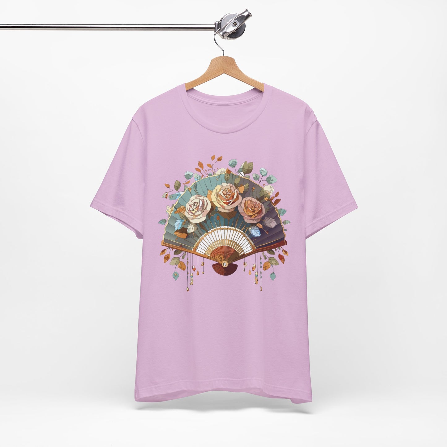 Fan shirt, Shirt with Fan, Tee Shirt with Gold Blower