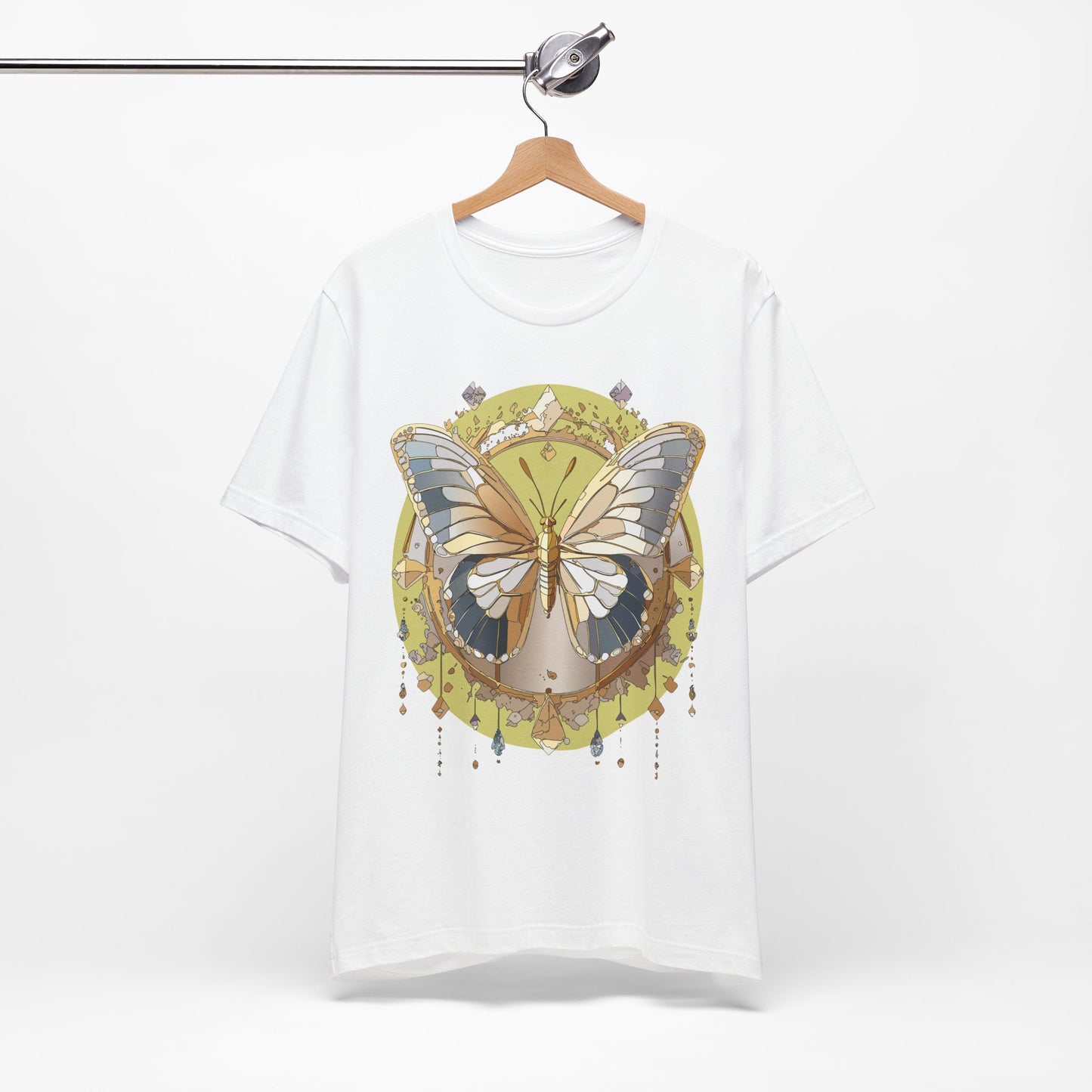 Butterfly Shirt, Shirt with Butterfly, Tee Shirt with Antique Butterfly
