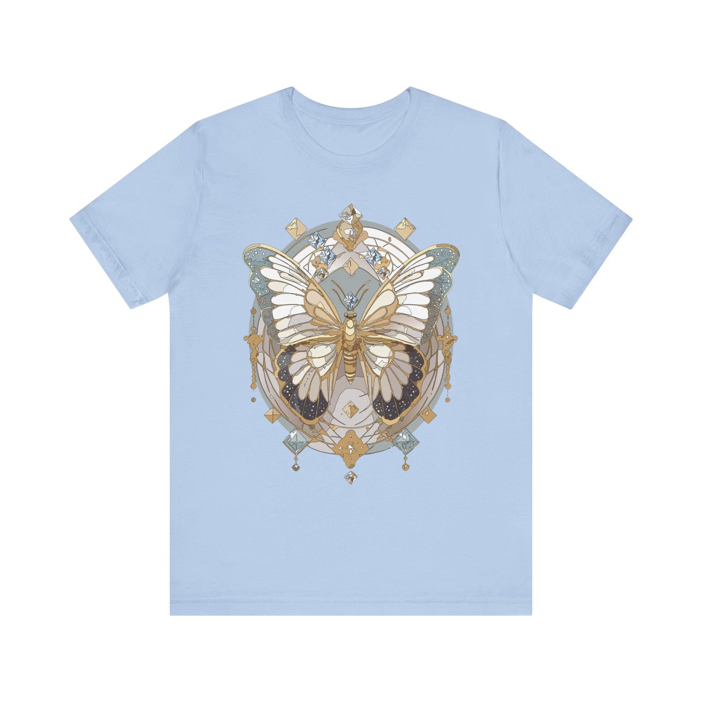 Butterfly Shirt, Shirt with Butterfly, Tee Shirt with Antique Butterfly