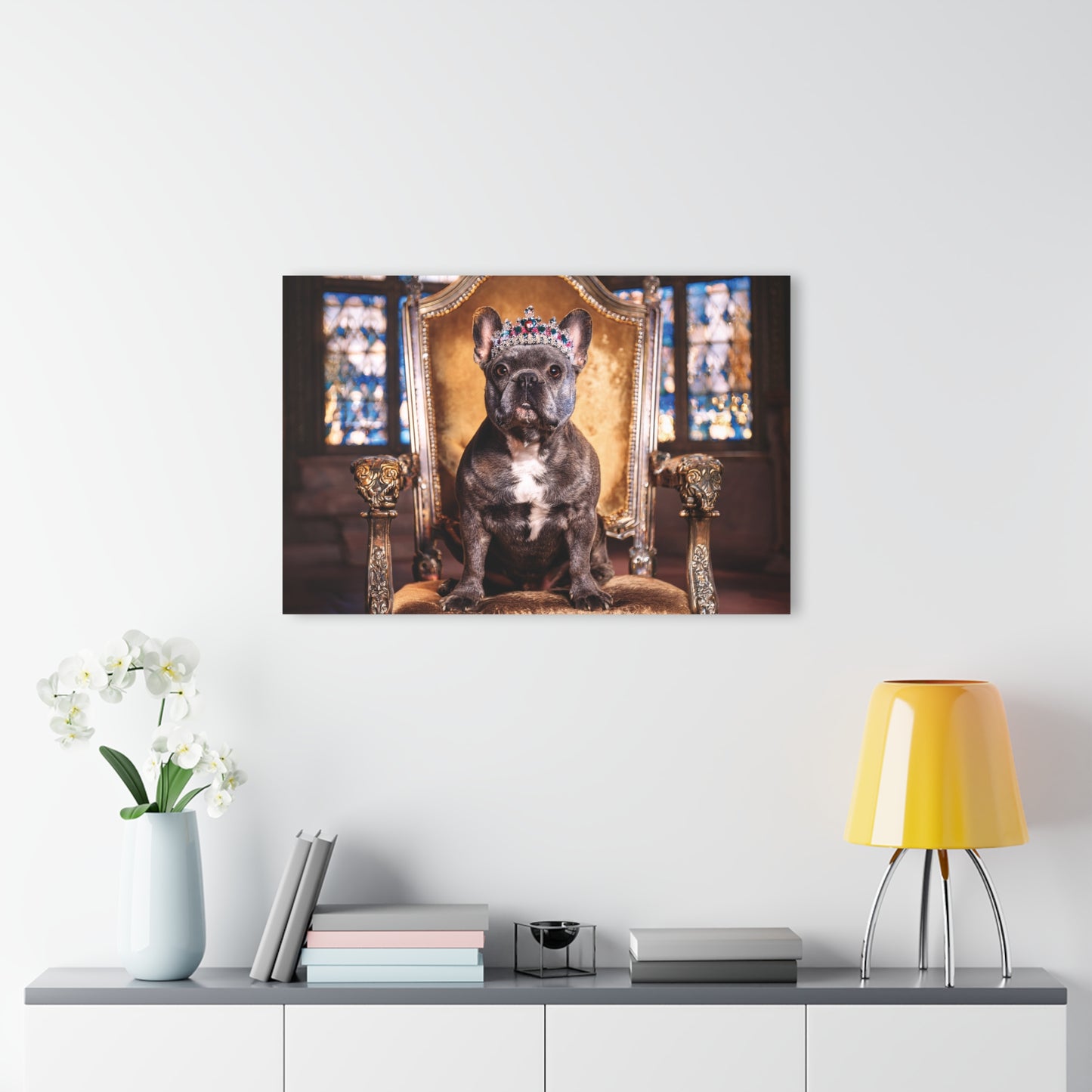 Crown Dog Wall Decor, Wall Art Decor with Animals 2