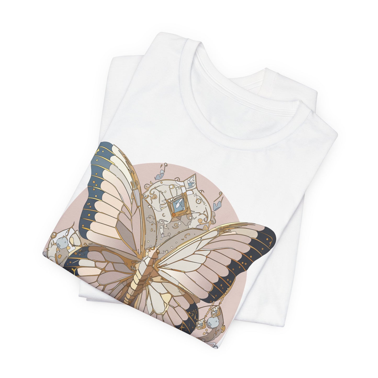 Butterfly Shirt, Shirt with Butterfly, Tee Shirt with Antique Butterfly
