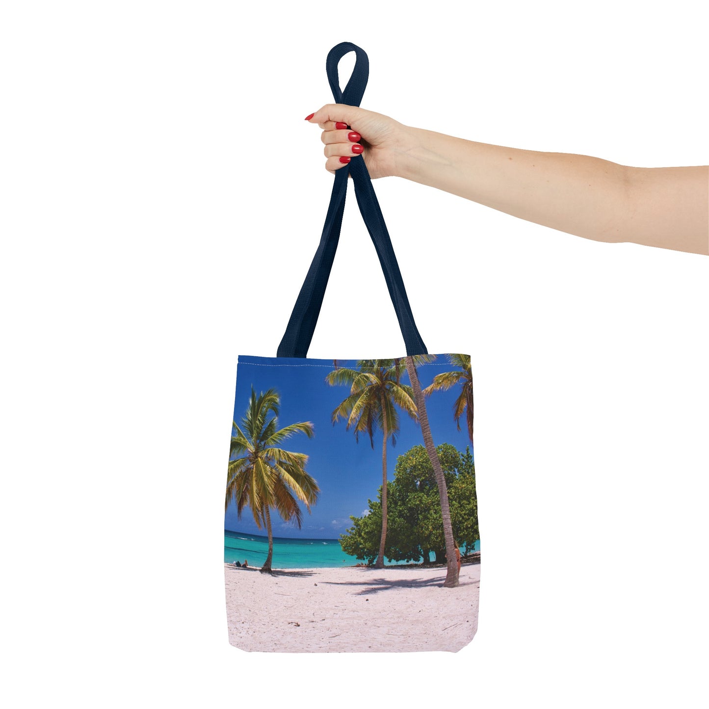 Canvas Bag with Beach Prints