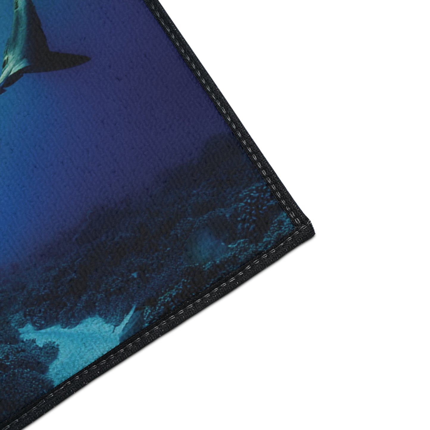 Heavy Duty Floor Mat - Deep Ocean - sharks