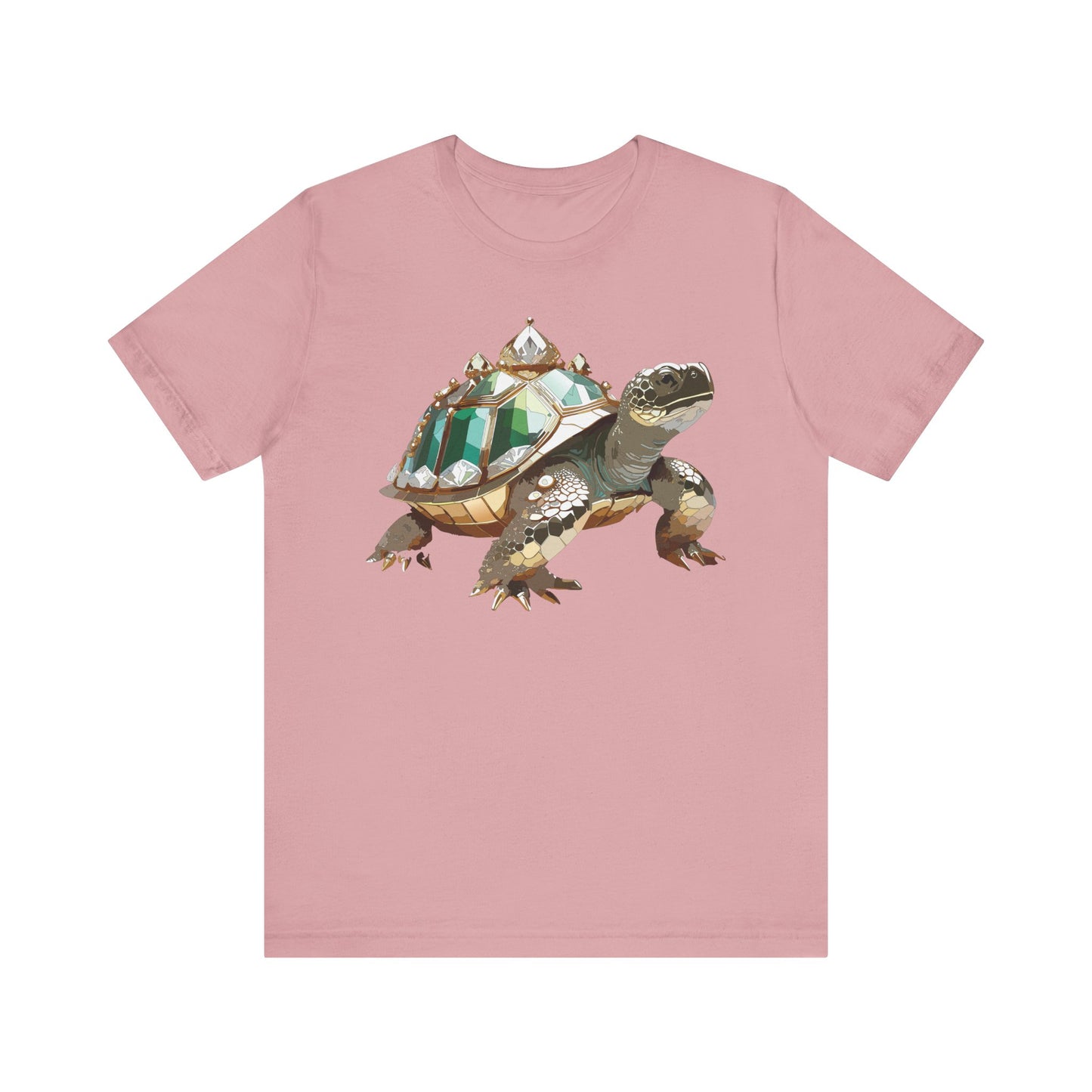 Animal Shirt, Shirt with Animal, Tee Shirt with Gold Animal Medal, Shirt with Antique Animal Medallion