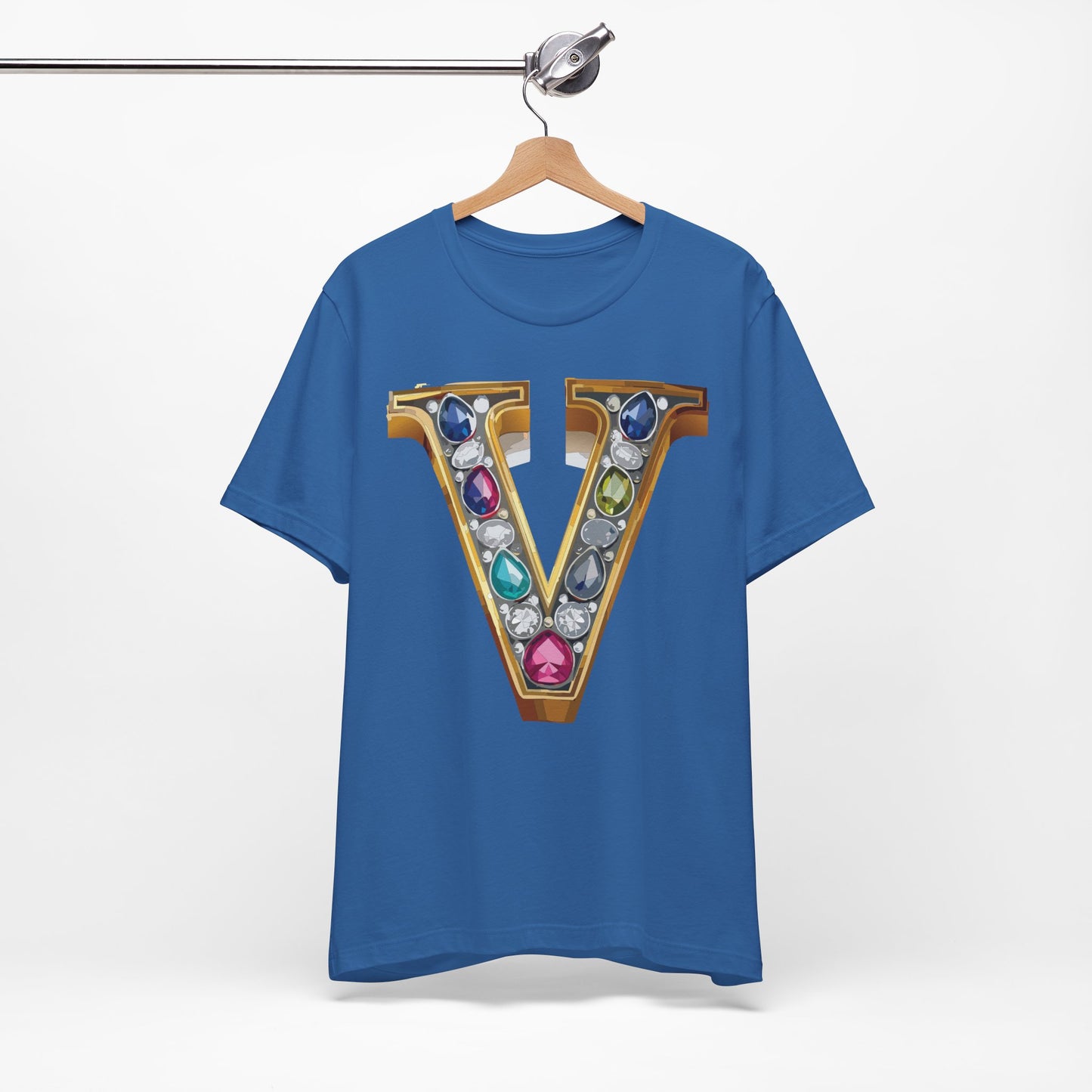 Letter Shirt, Shirt with Letters, Tee Shirt with Gold Letter, Shirt with Antique Letters