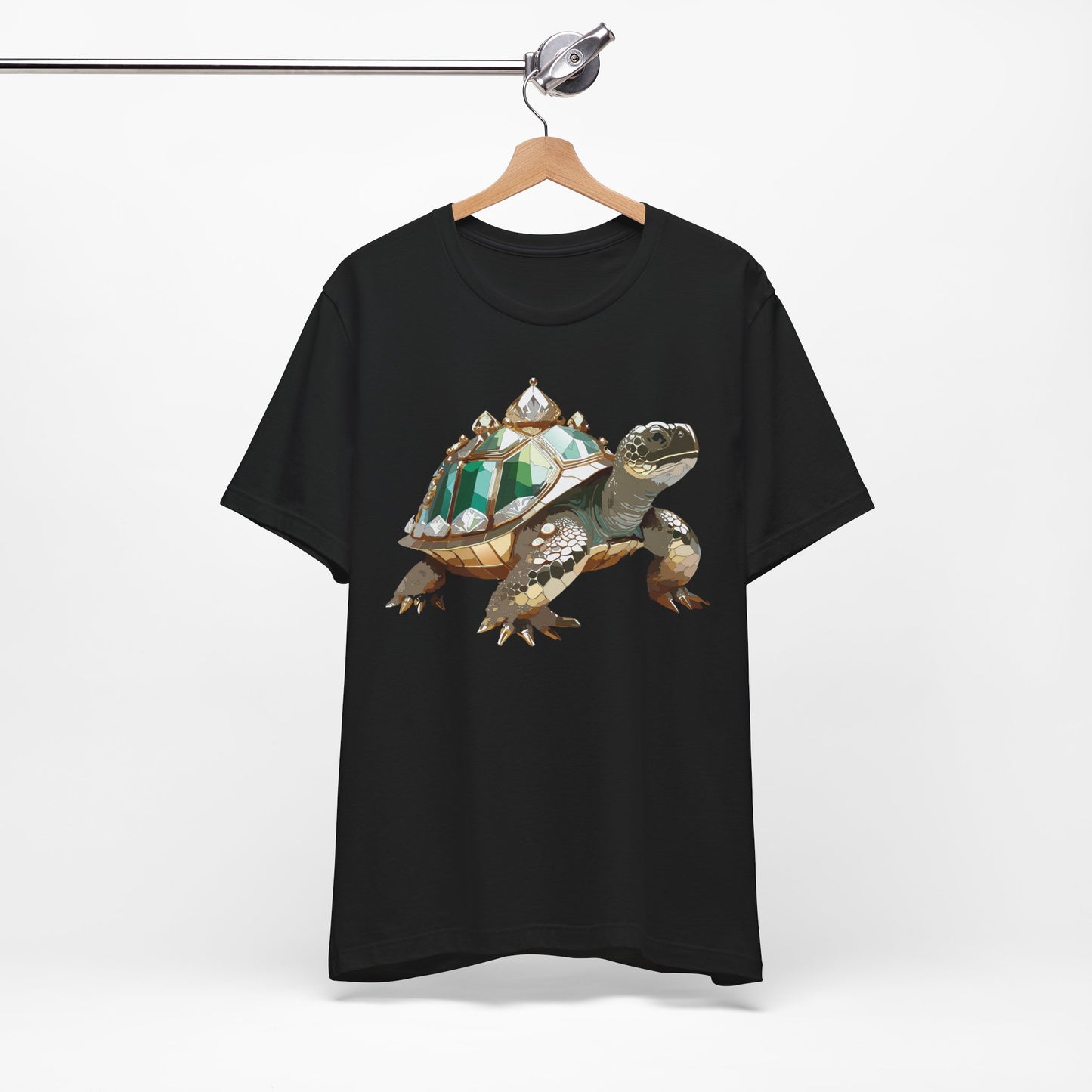 Animal Shirt, Shirt with Animal, Tee Shirt with Gold Animal Medal, Shirt with Antique Animal Medallion