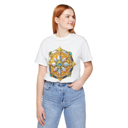 Medallion Shirt, Shirt with Medallion, Tee Shirt with Medal