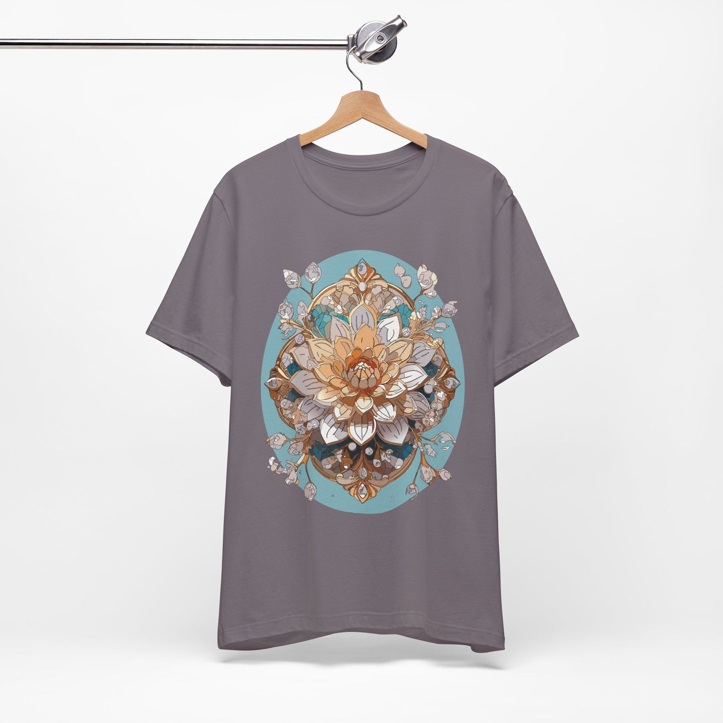 Floral Shirt, Flower Shirt, Tee Shirt with Antique Flower
