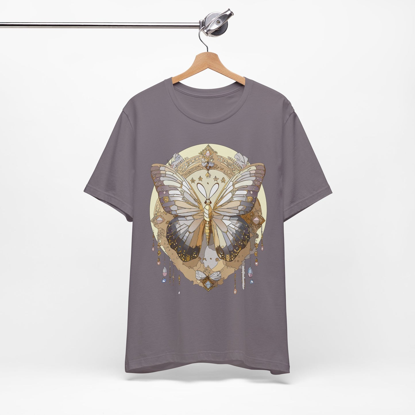 Butterfly Shirt, Shirt with Butterfly, Tee Shirt with Antique Butterfly
