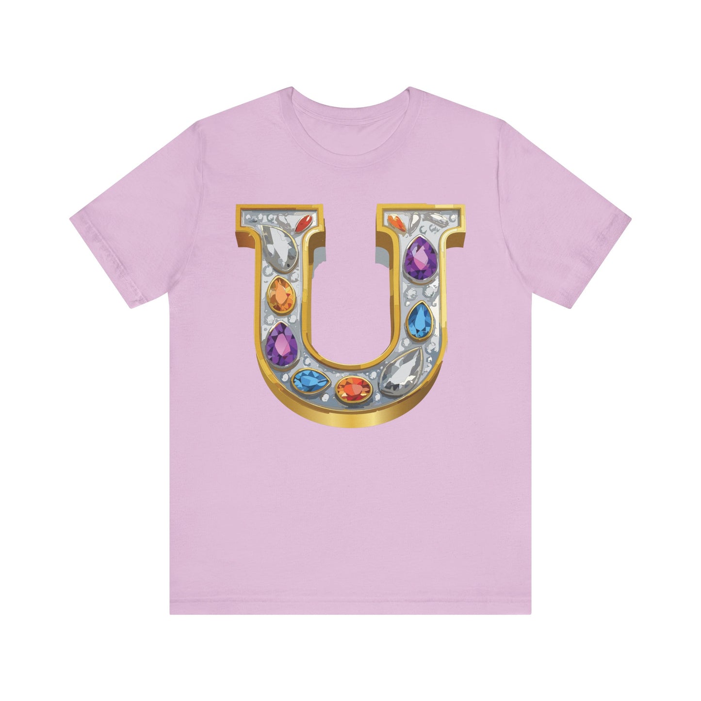 Letter Shirt, Shirt with Letters, Tee Shirt with Gold Letter, Shirt with Antique Letters