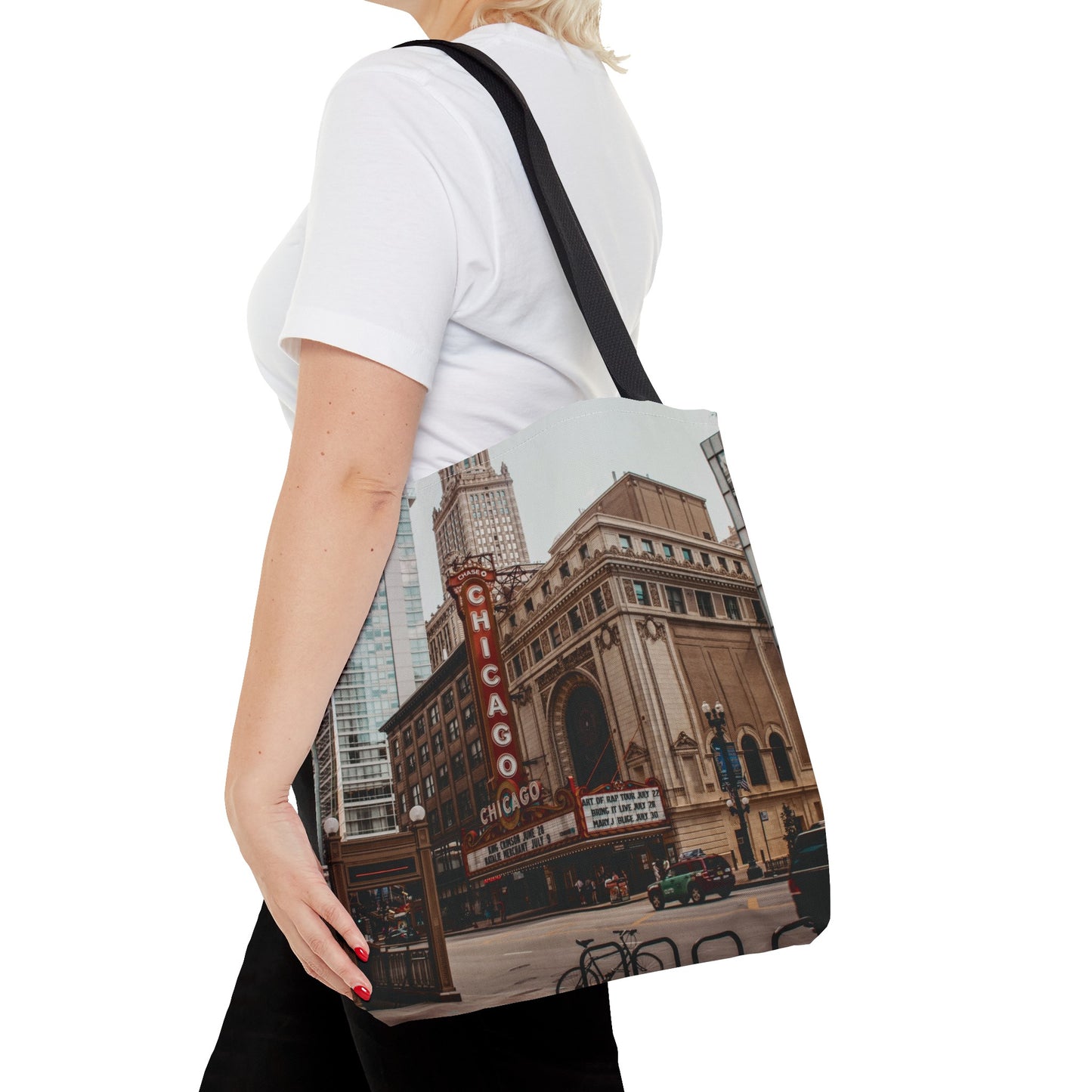 Canvas Bag with City Prints