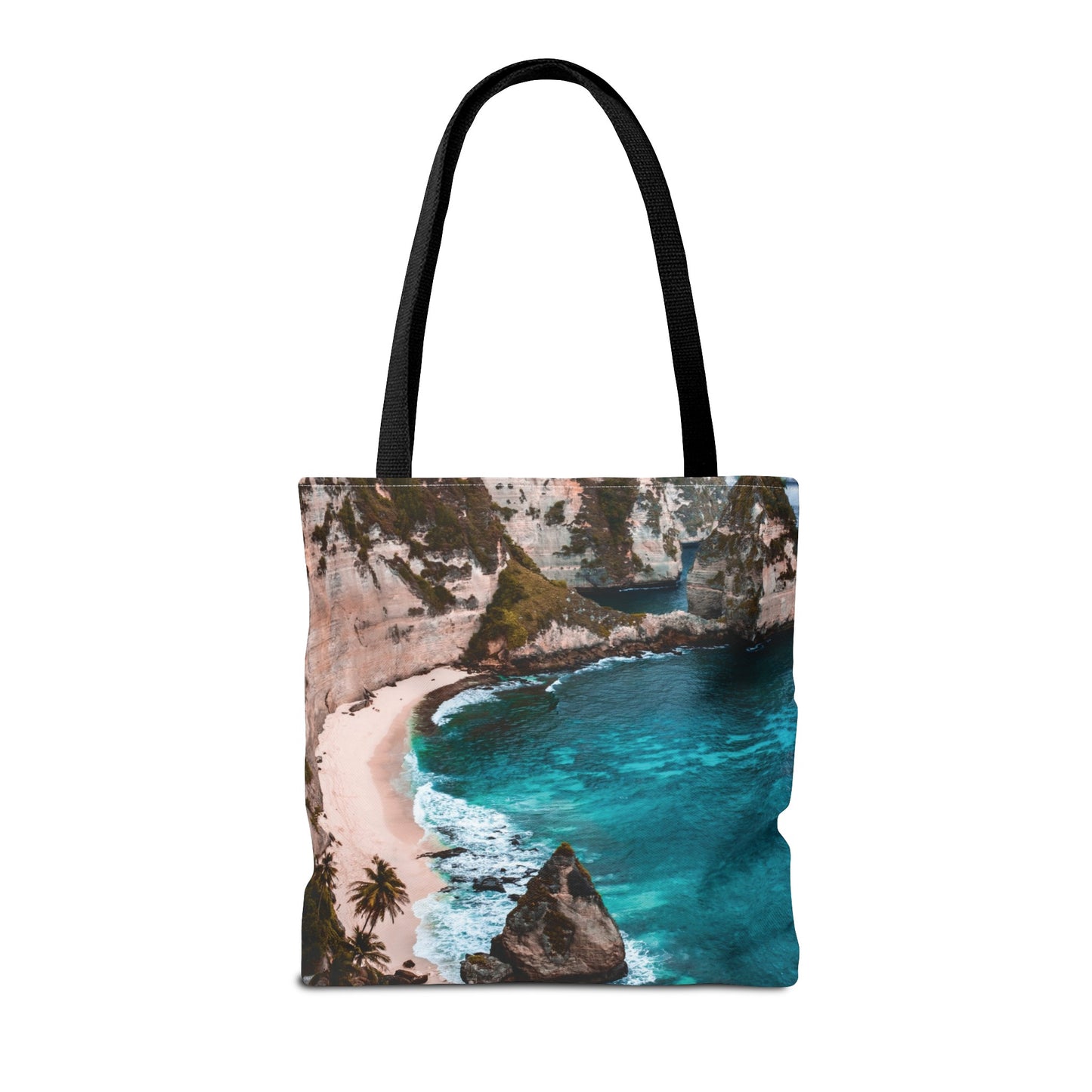 Canvas Bag with Beach Prints