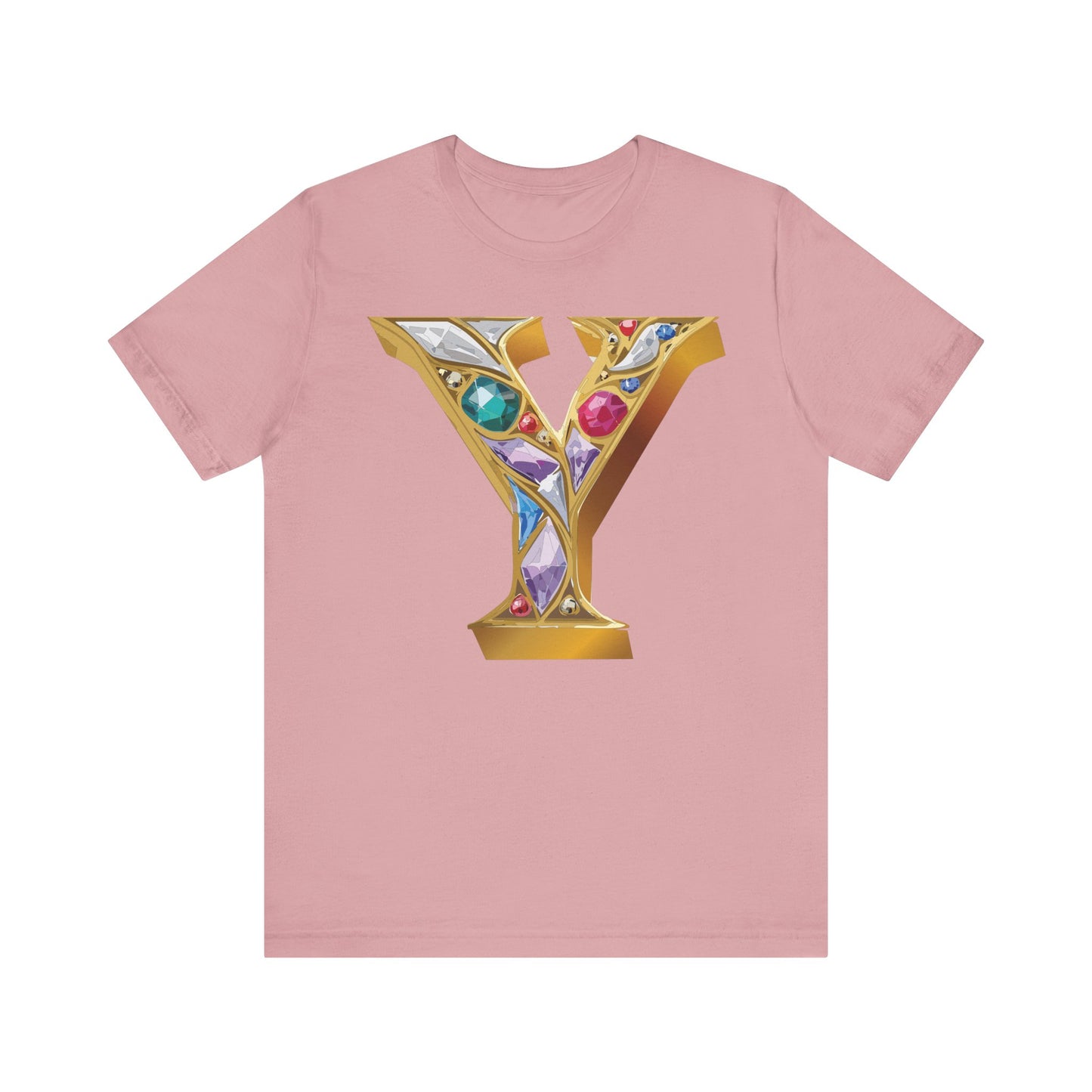 Letter Shirt, Shirt with Letters, Tee Shirt with Gold Letter, Shirt with Antique Letters