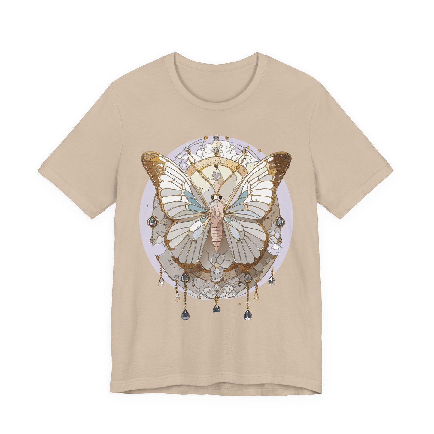 Butterfly Shirt, Shirt with Butterfly, Tee Shirt with Antique Butterfly