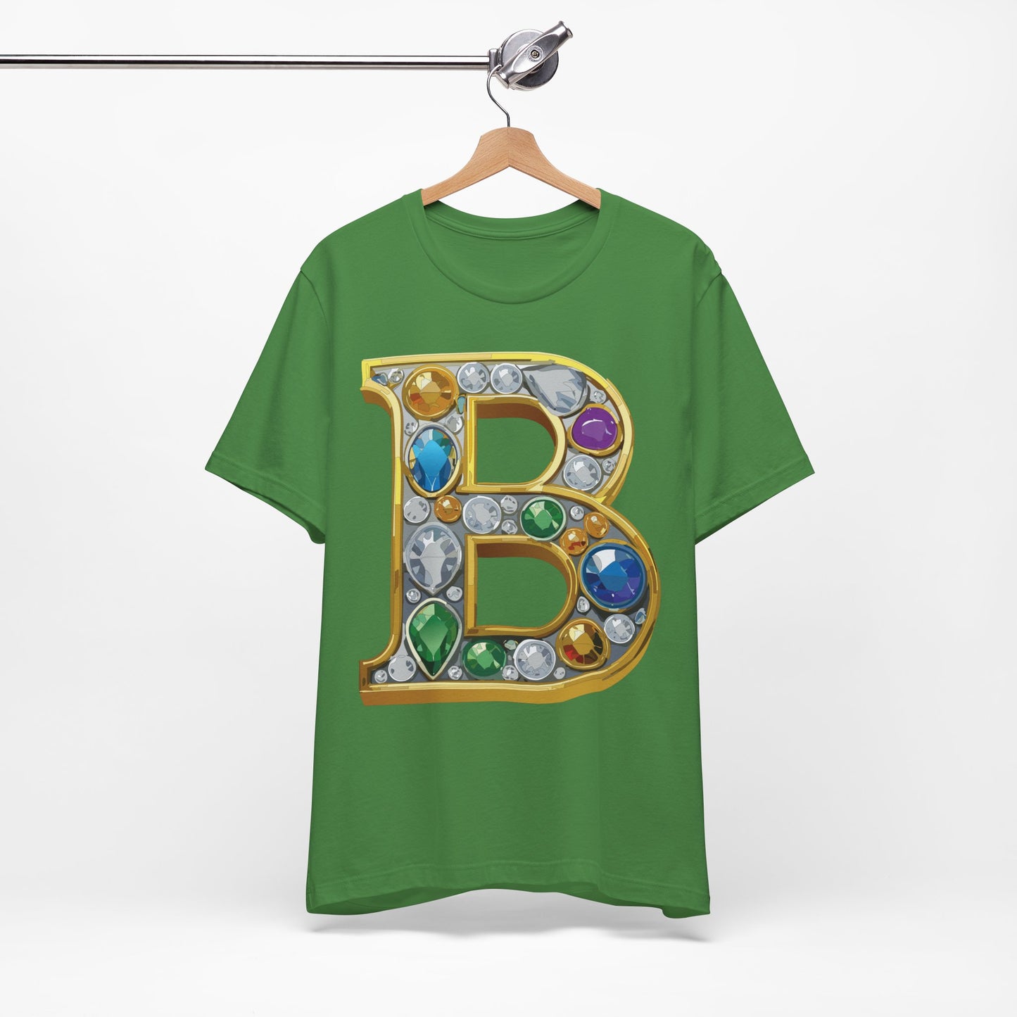 Letter Shirt, Shirt with Letters, Tee Shirt with Gold Letter, Shirt with Antique Letters