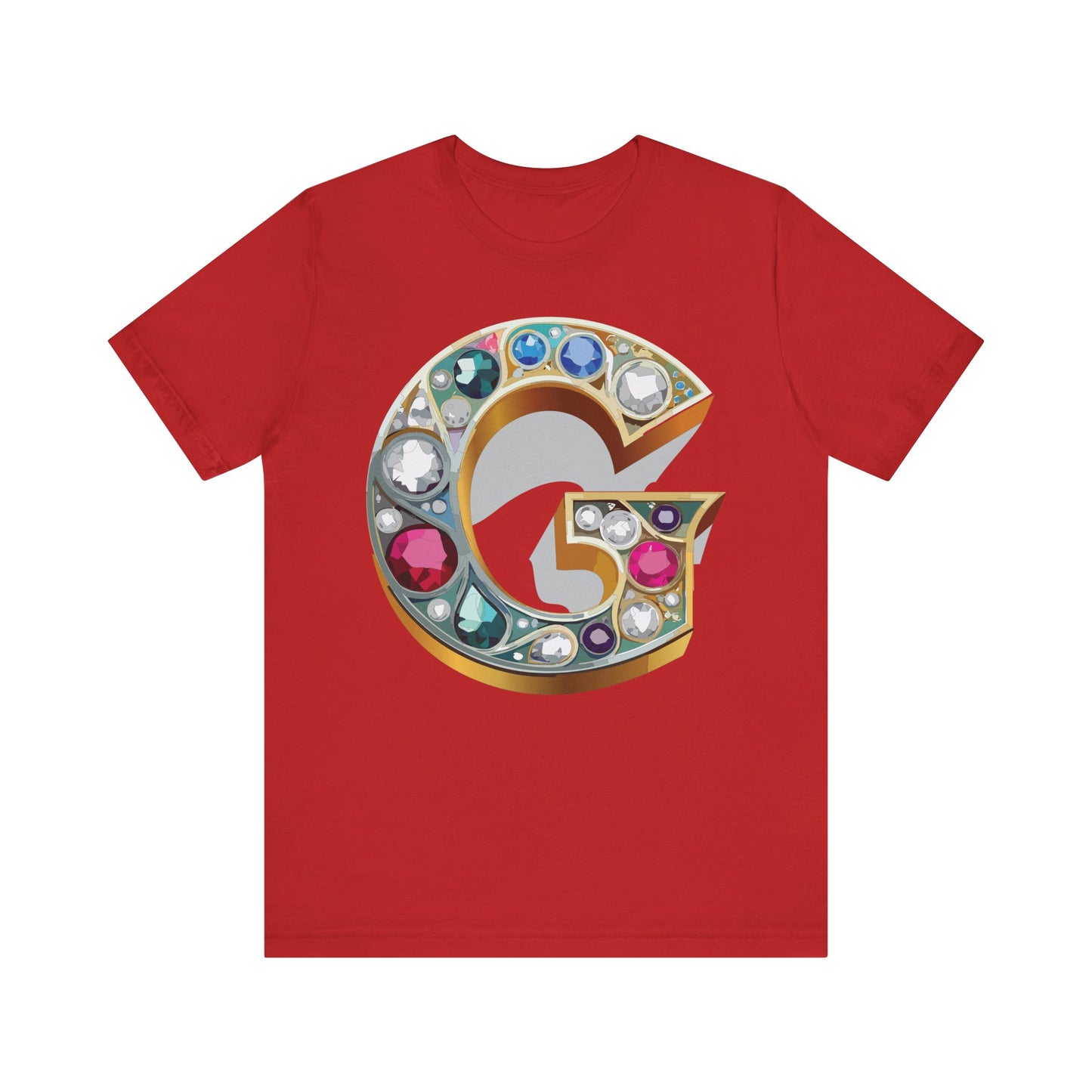 Letter Shirt, Shirt with Letters, Tee Shirt with Gold Letter, Shirt with Antique Letters