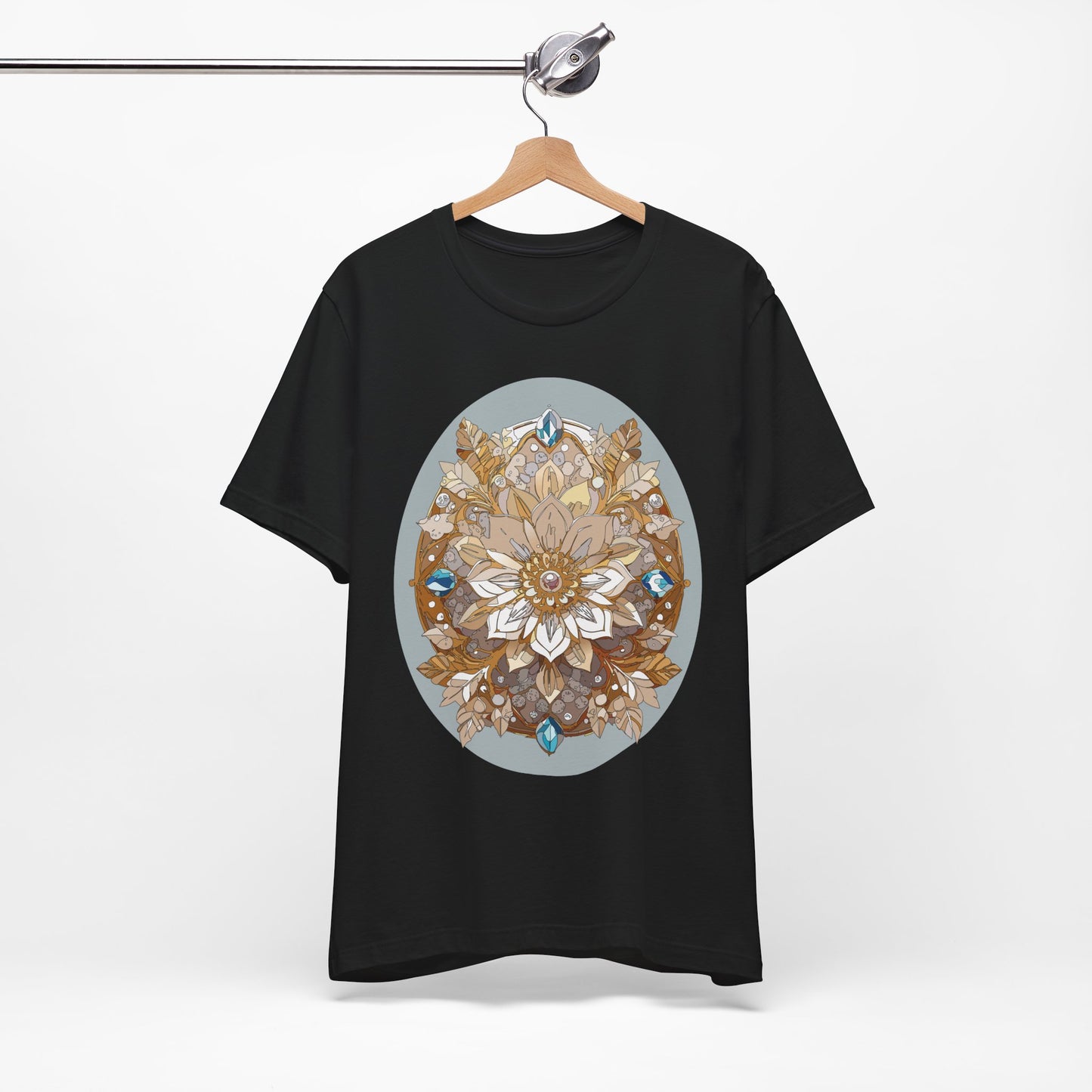 Floral Shirt, Flower Shirt, Tee Shirt with Antique Flower