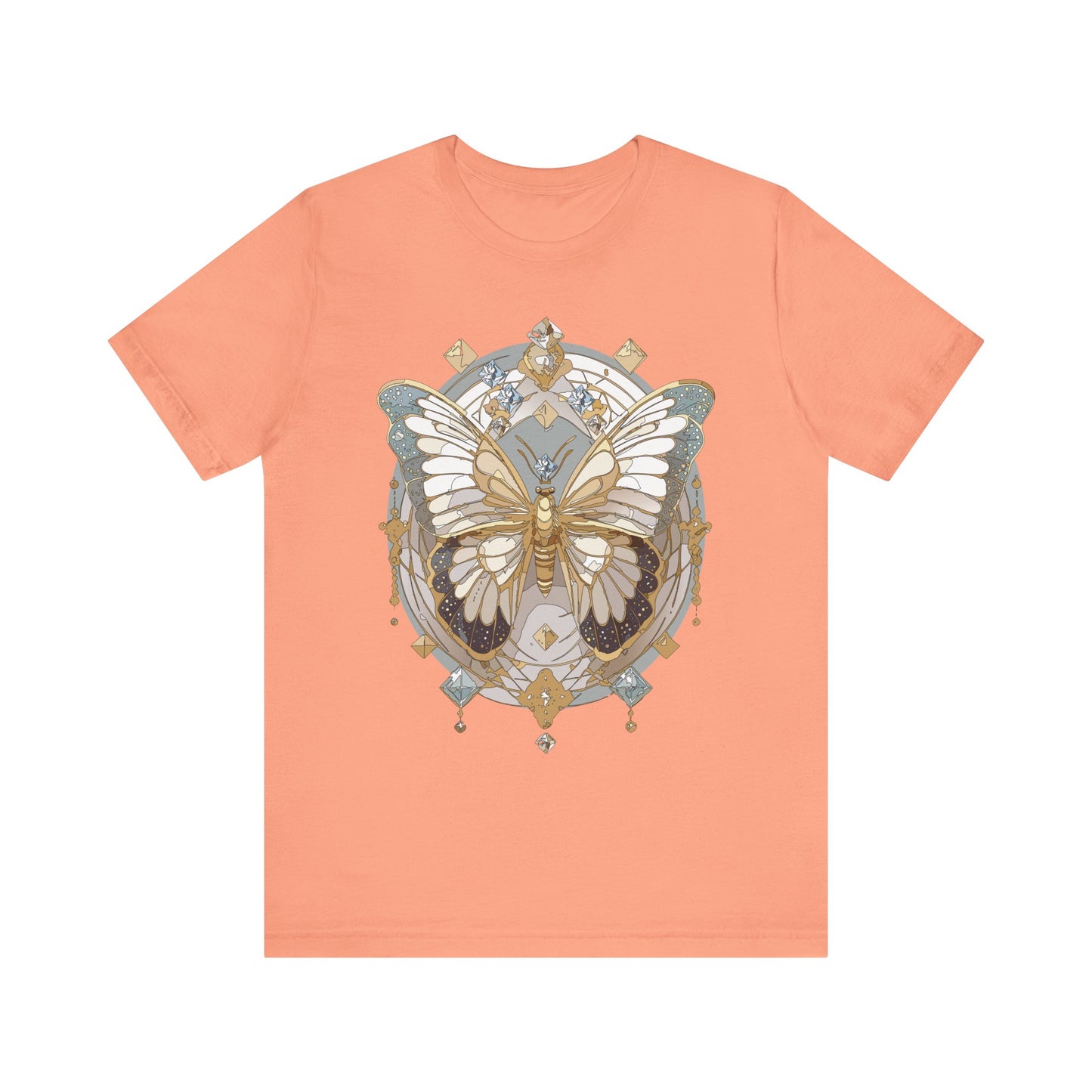 Butterfly Shirt, Shirt with Butterfly, Tee Shirt with Antique Butterfly