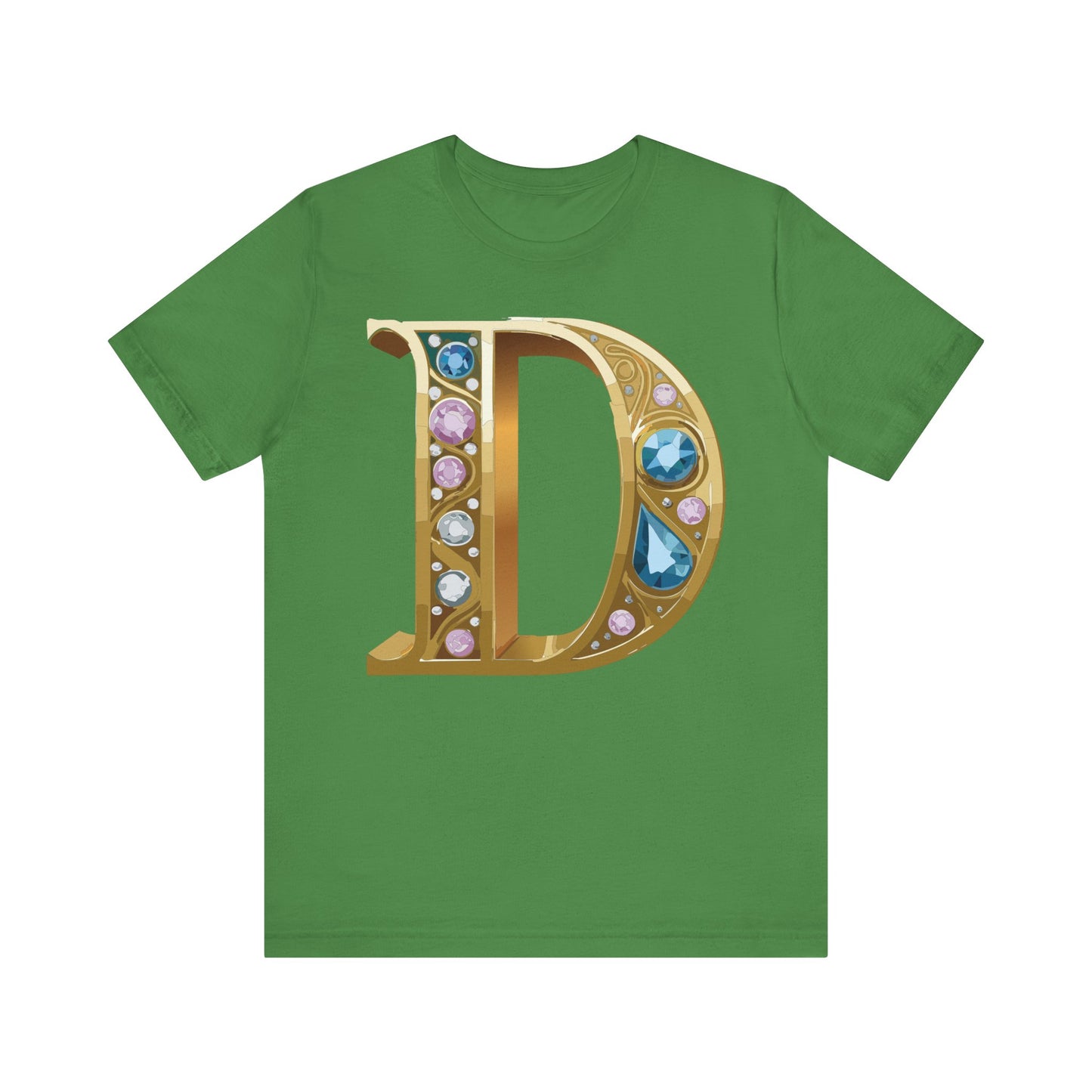 Letter Shirt, Shirt with Letters, Tee Shirt with Gold Letter, Shirt with Antique Letters