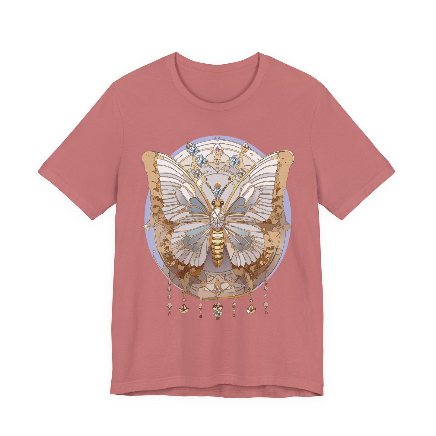 Butterfly Shirt, Shirt with Butterfly, Tee Shirt with Antique Butterfly